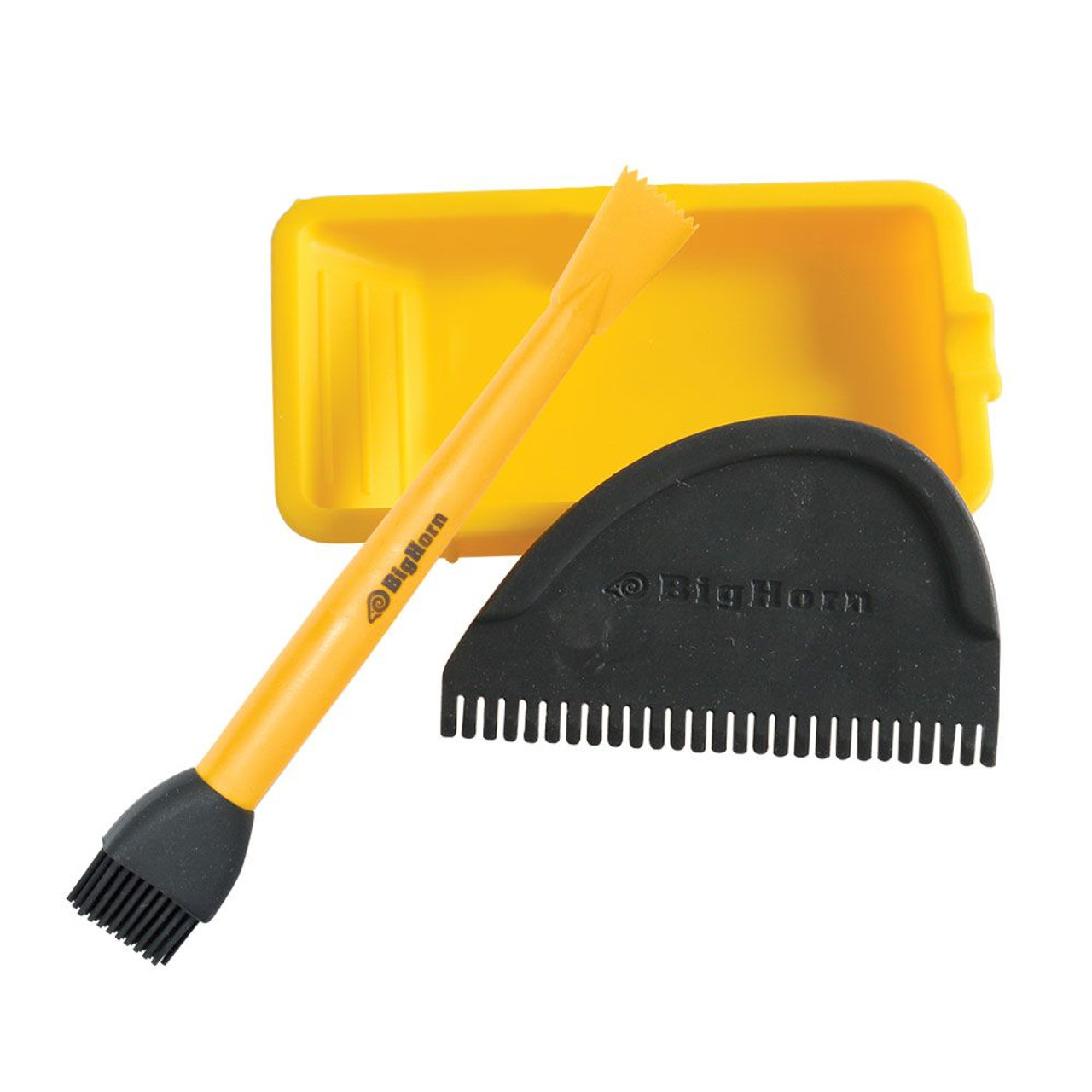 Big Horn 19031 Silicone Glue Brush with Comb Edge Blade Applicator