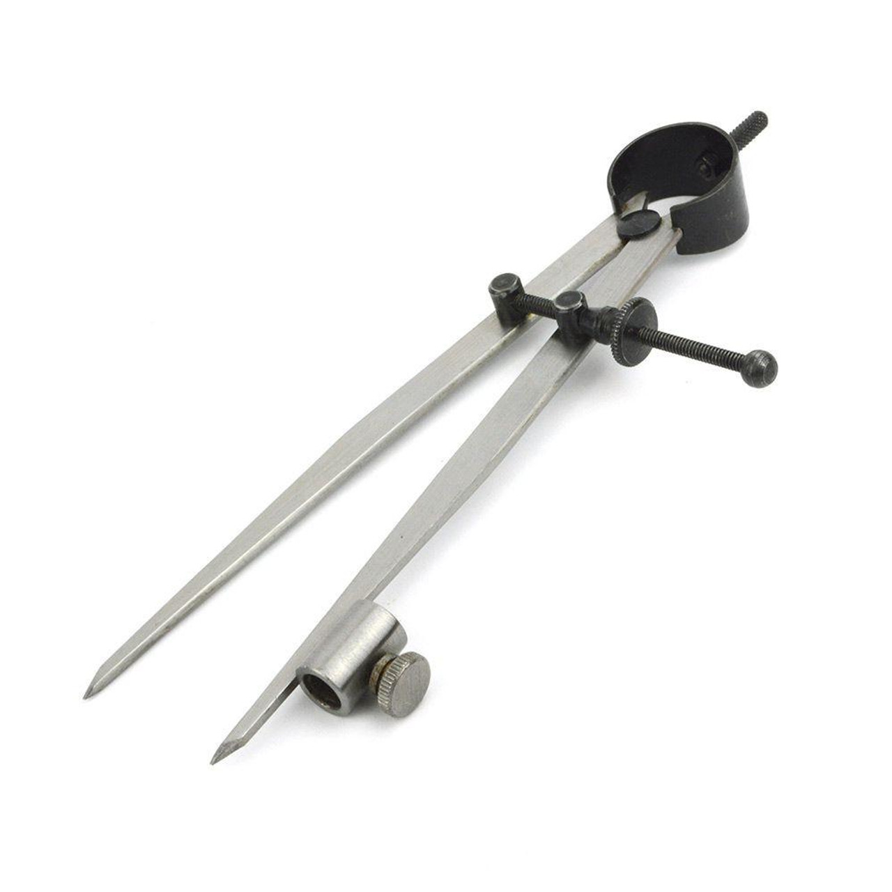 Big Horn Tools Big Horn 6 Inch Precision Compass Pencil Holder/Spring Divider/Scriber 19250 