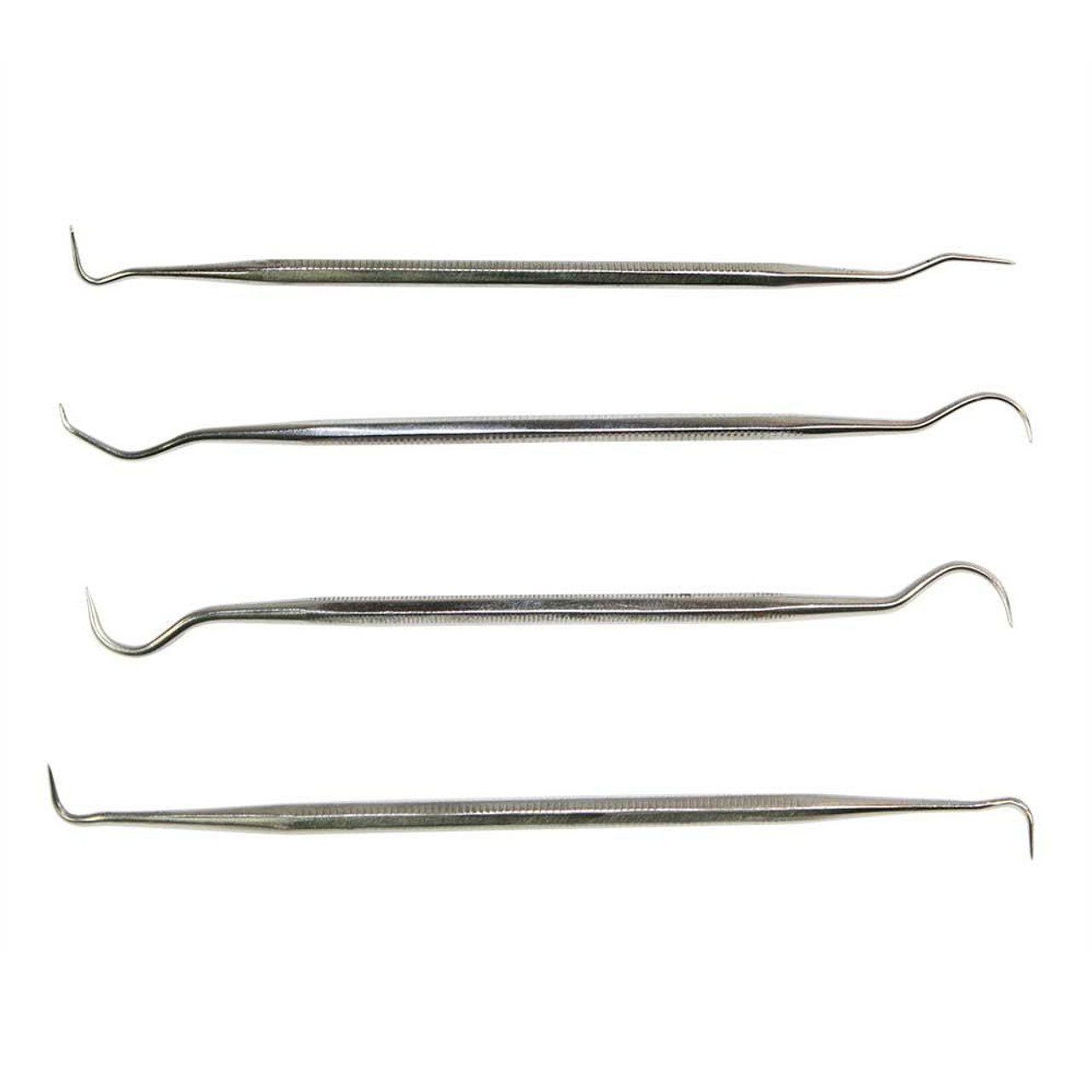 Big Horn Tools Big Horn 4 Piece Dental Pick Set (Stainless Steel) 19315 