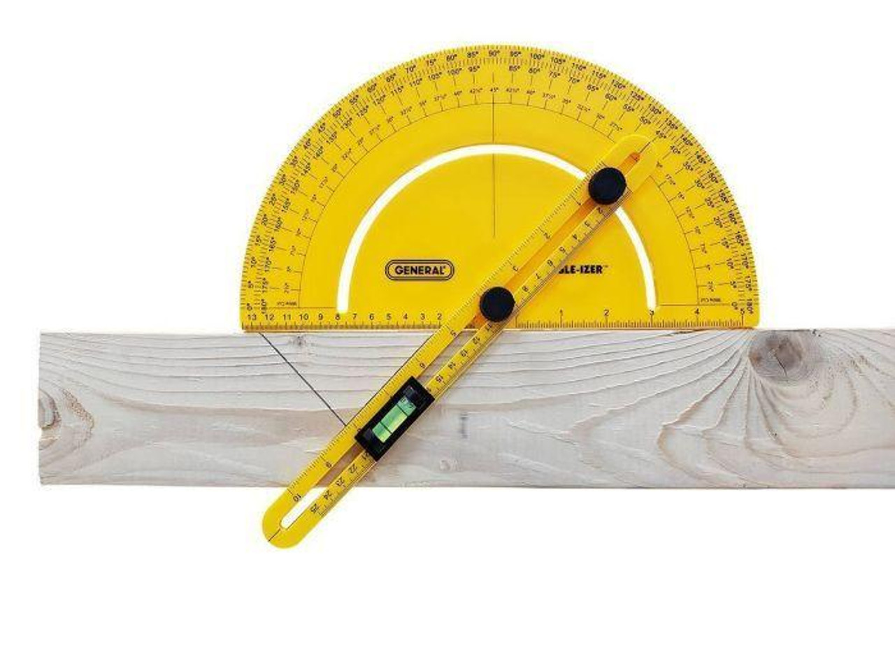 General Tools General ANGLE-IZER Angle Finder, 3 in 1: Level, T-Square & Sliding Set Square 736 