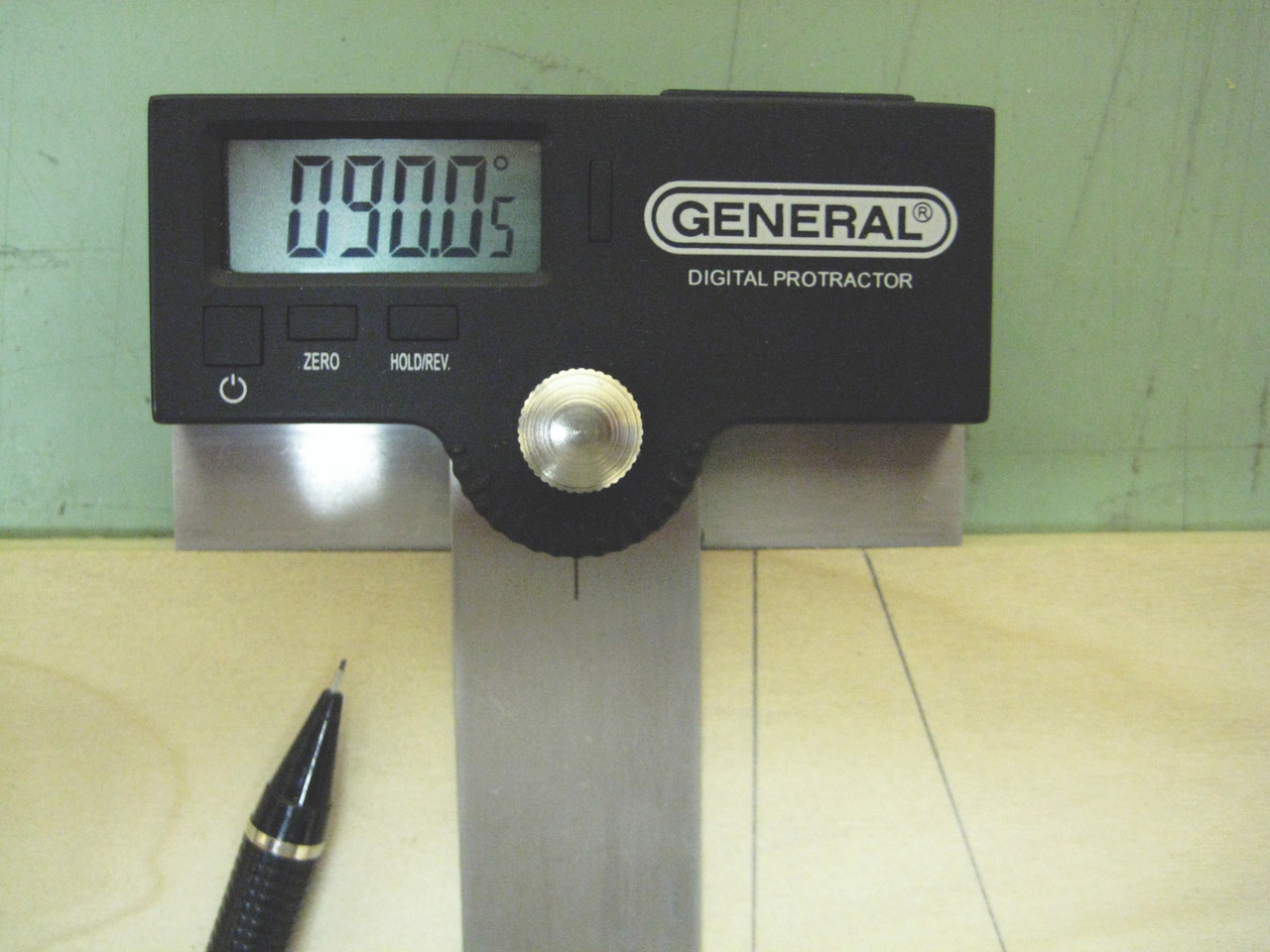 General ANGLE-IZER Digital Protractor 1702