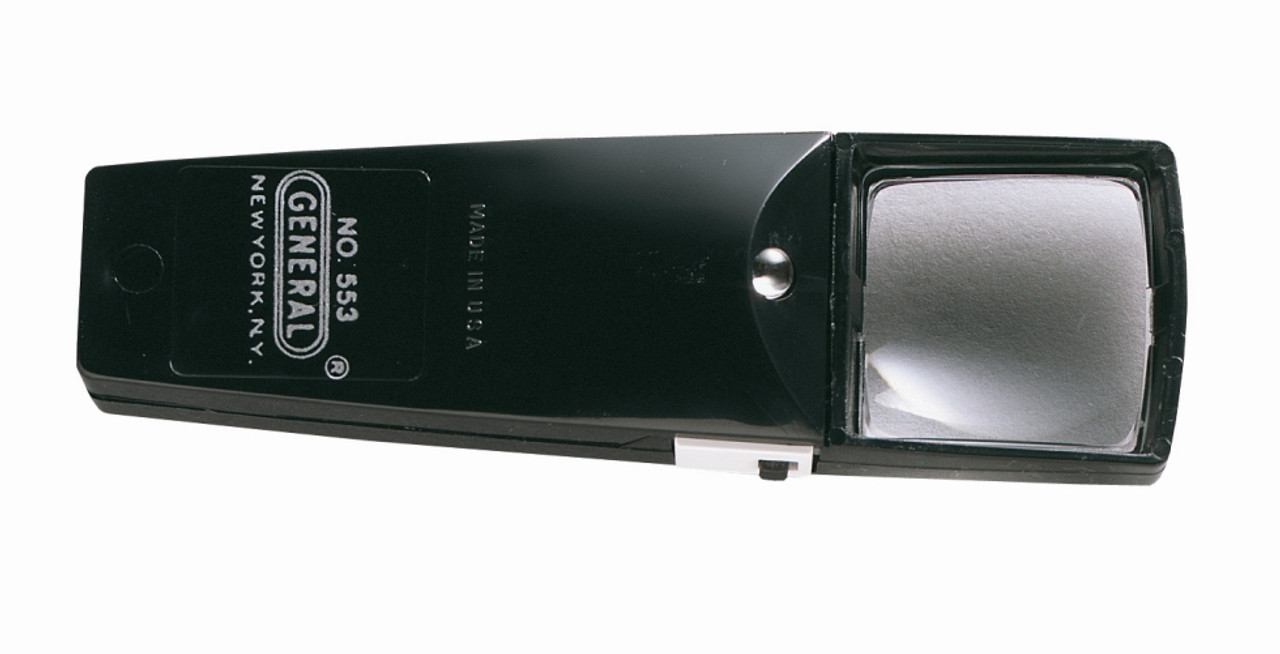 General 4X Lighted Pocket Magnifier 553