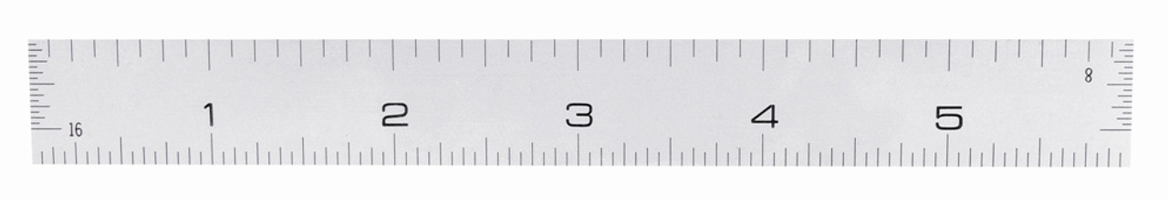 General Economy Precision 6 In. Flexible Steel Ruler with 32nd In. Graduations 307