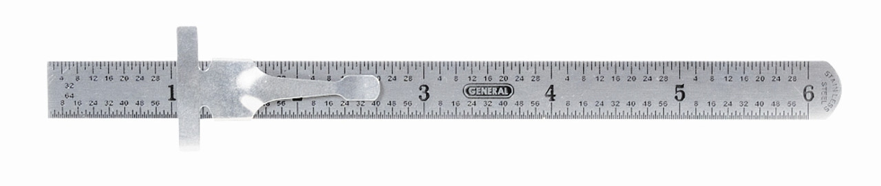 General Precision Precision 6 In. Flexible Steel Ruler 300/1
