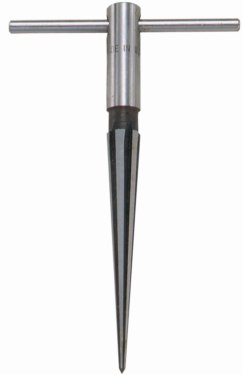 General T Handle Reamer, 1/8-1/2 (3.175mm-12.7mm) Tapered/Fluted, Guitar Woodworker Luthier Tool 130