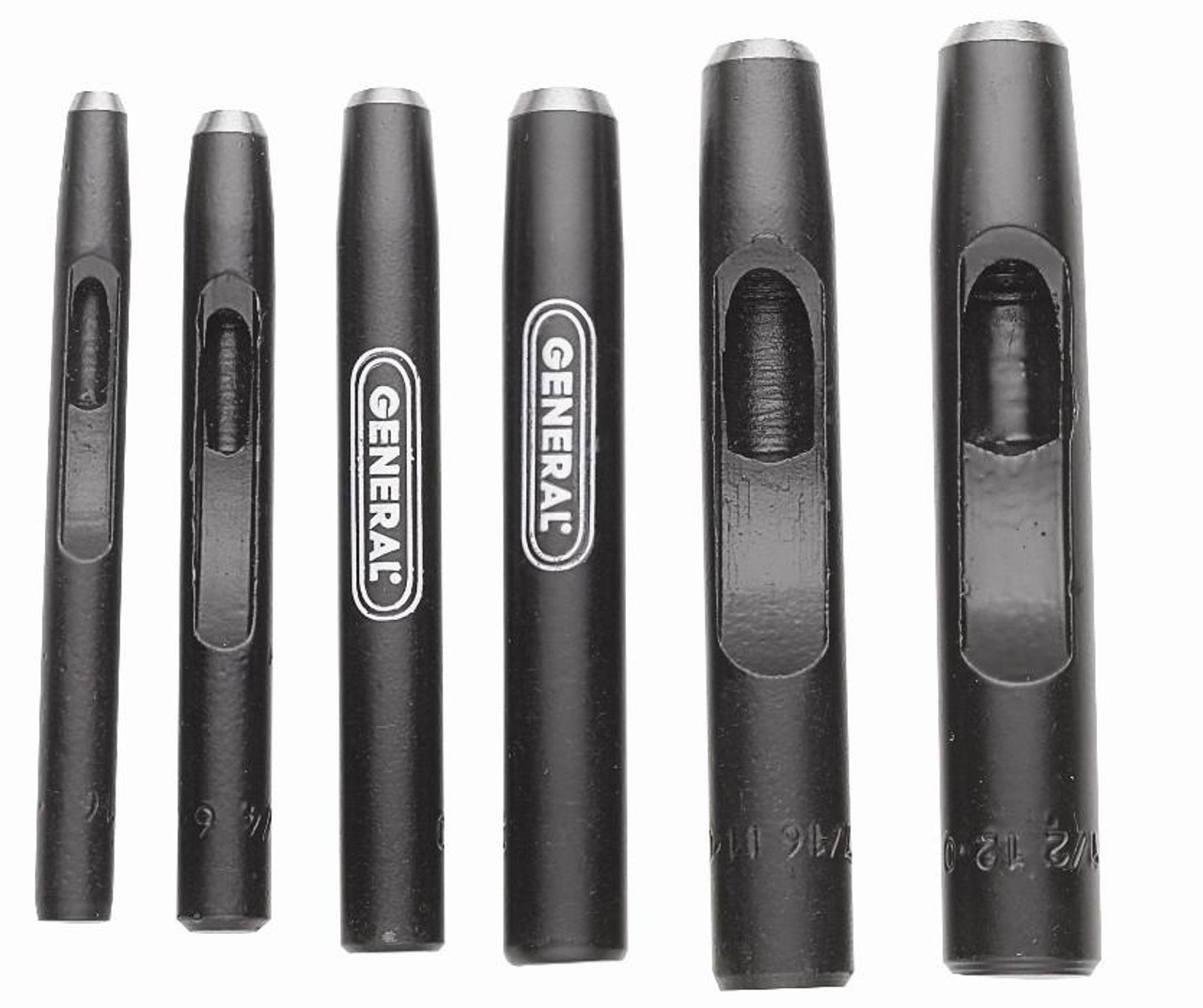 General Tools General Six-piece Hollow Steel Punch Set 1280ST 