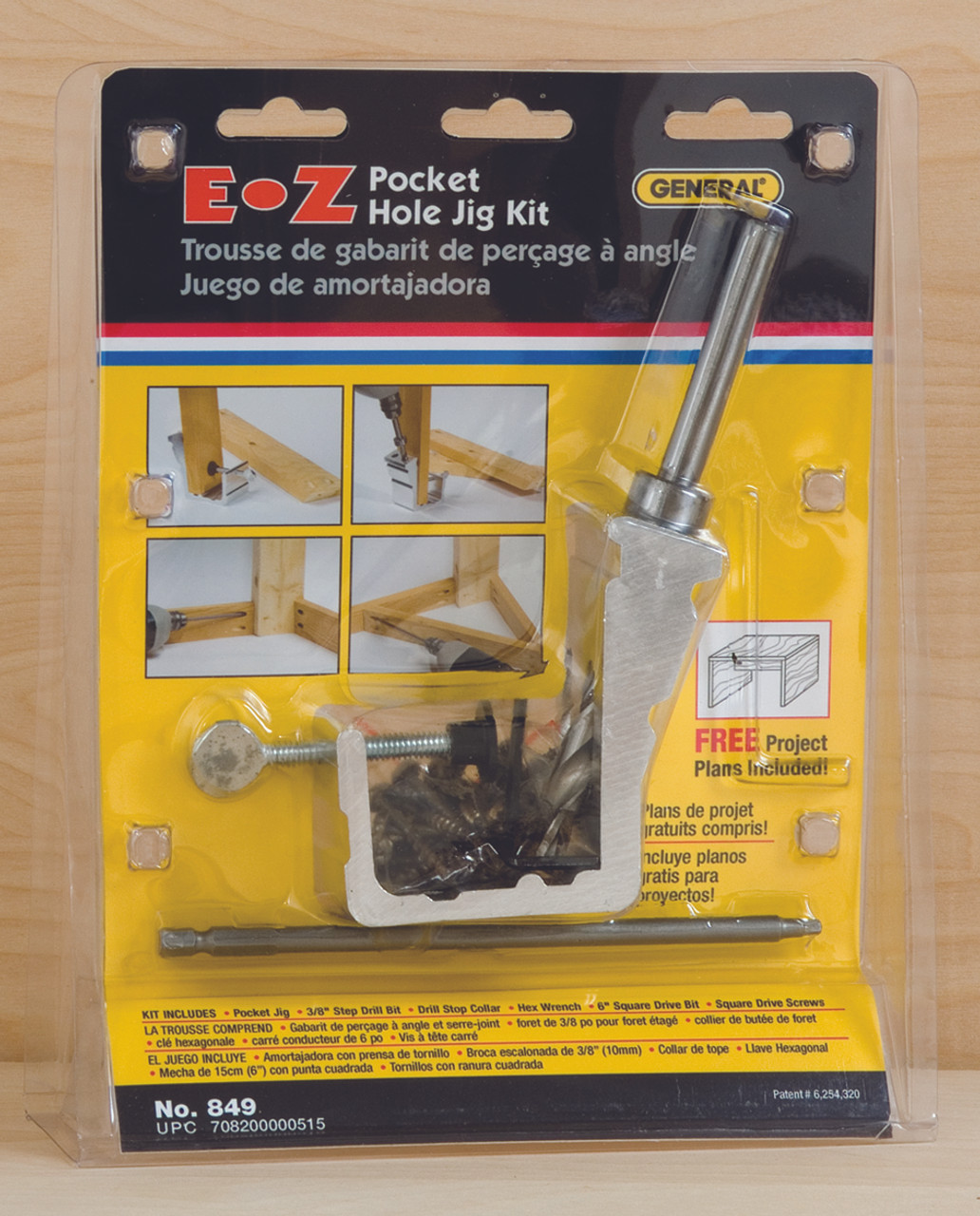 General E-Z Pro Pocket Hole Jig Kit 849