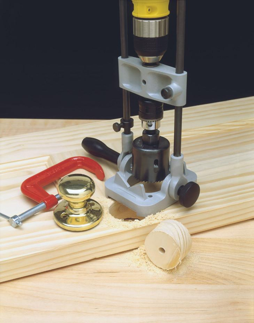General Tools General Precision Drill Guide For 3/8-Inch or 1/2-Inch Power Drills, Portable & Lightweight, Folds Flat for Storage 36/37 