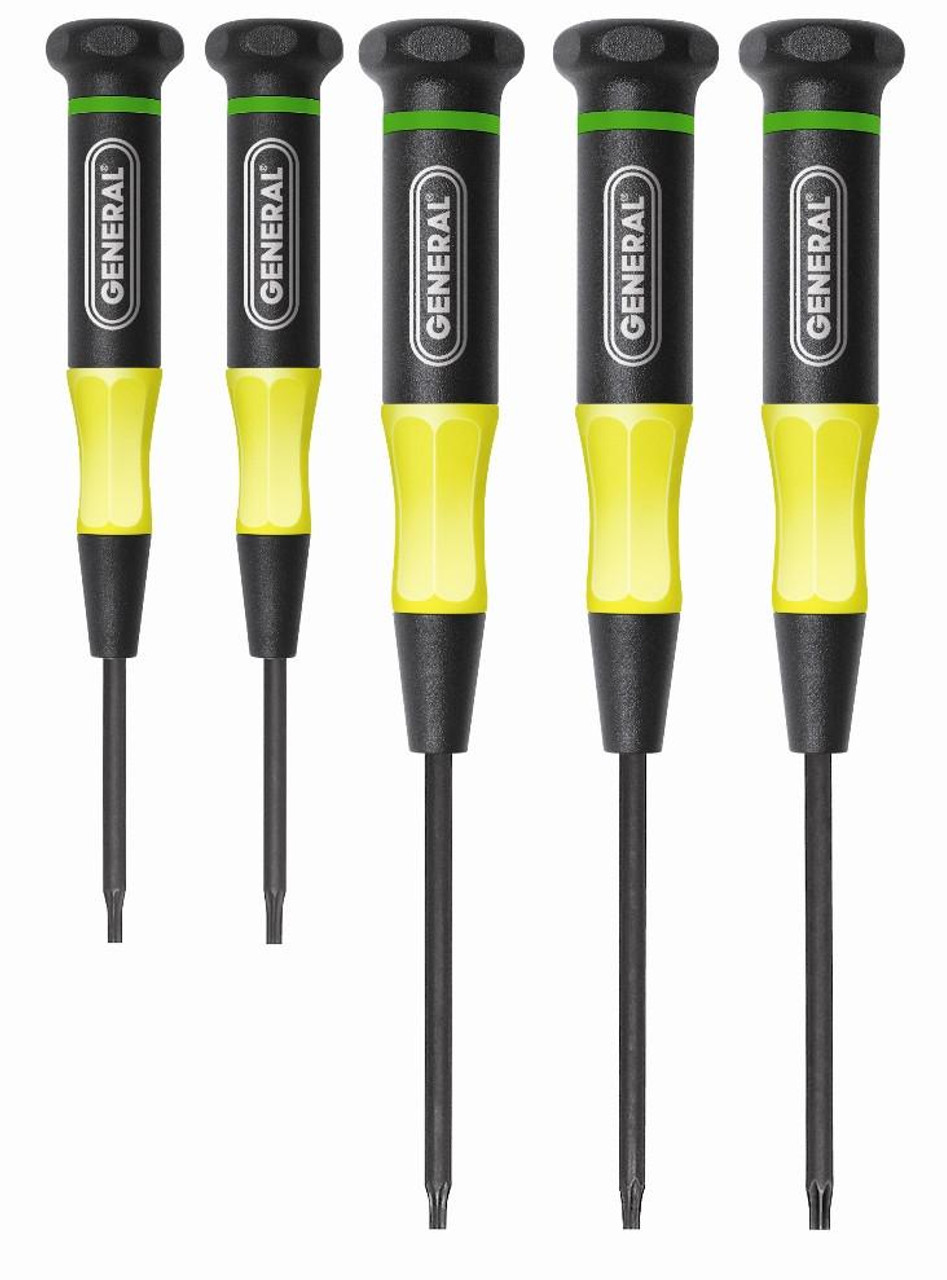 General Tools General Five-piece Precision Torx Screwdriver Set 711 