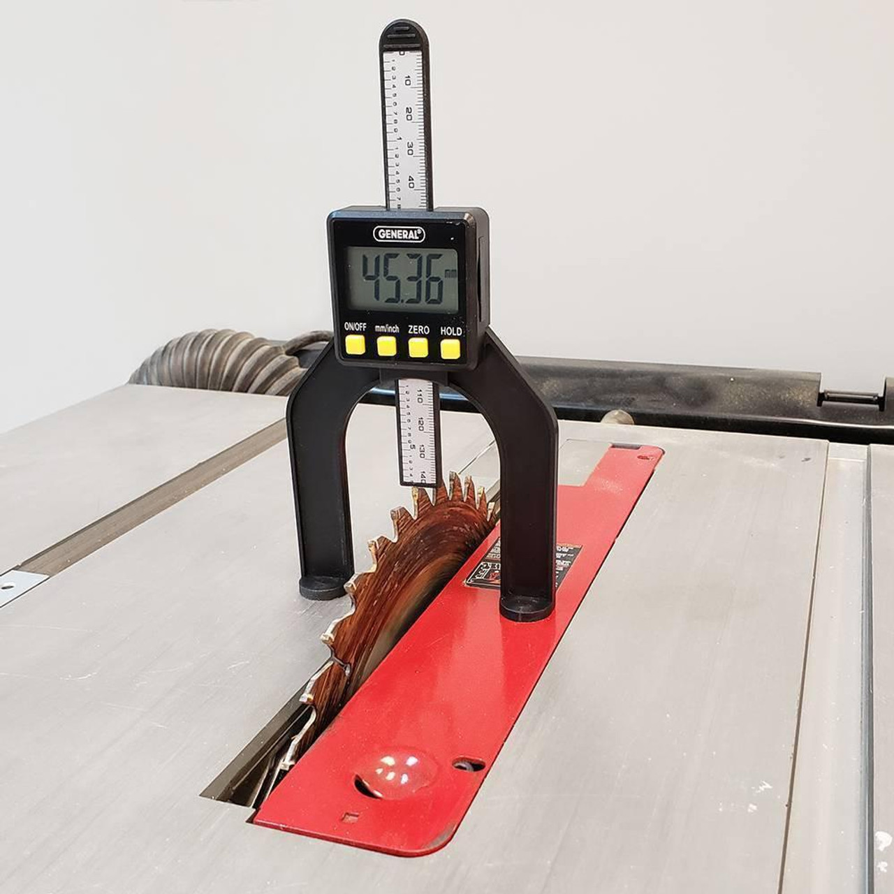General Tools General Digital Height Gauge, Self-Standing, Magnetic,Inches/Millimeters & Detachable Plunger 150 