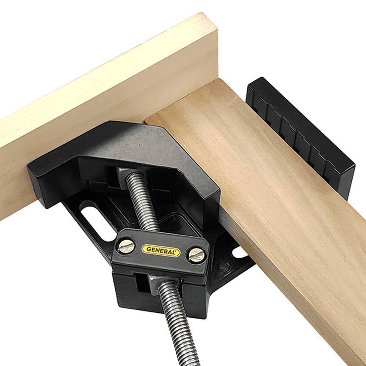 General 90 Degree Corner Clamp Jig, Max Clamp Capacity 2.7 in, Workbench Mountable, Aluminum 857