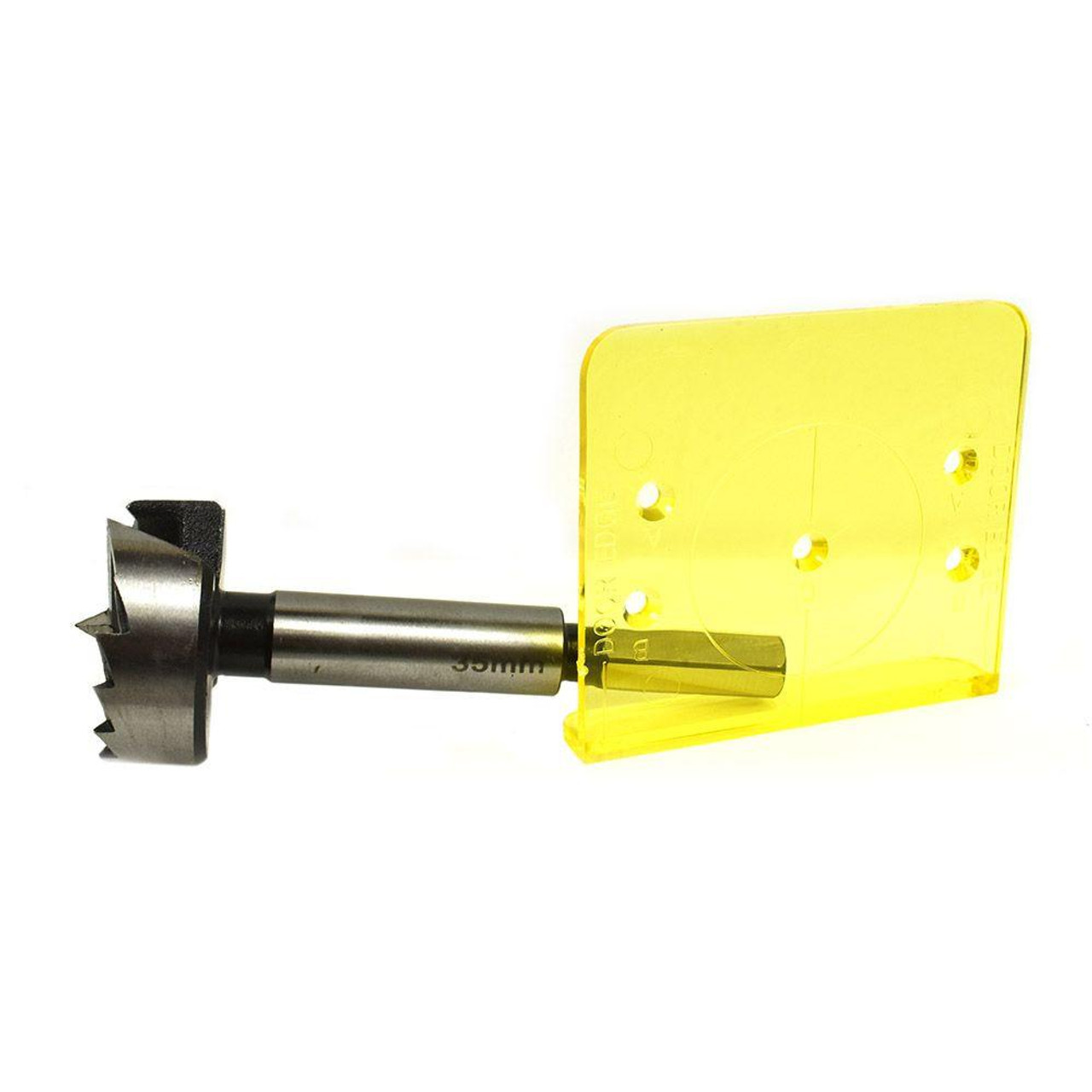 Big Horn Tools Big Horn 35mm Concealed Cabinet Door Hinge Template Jig and Bit 14840 