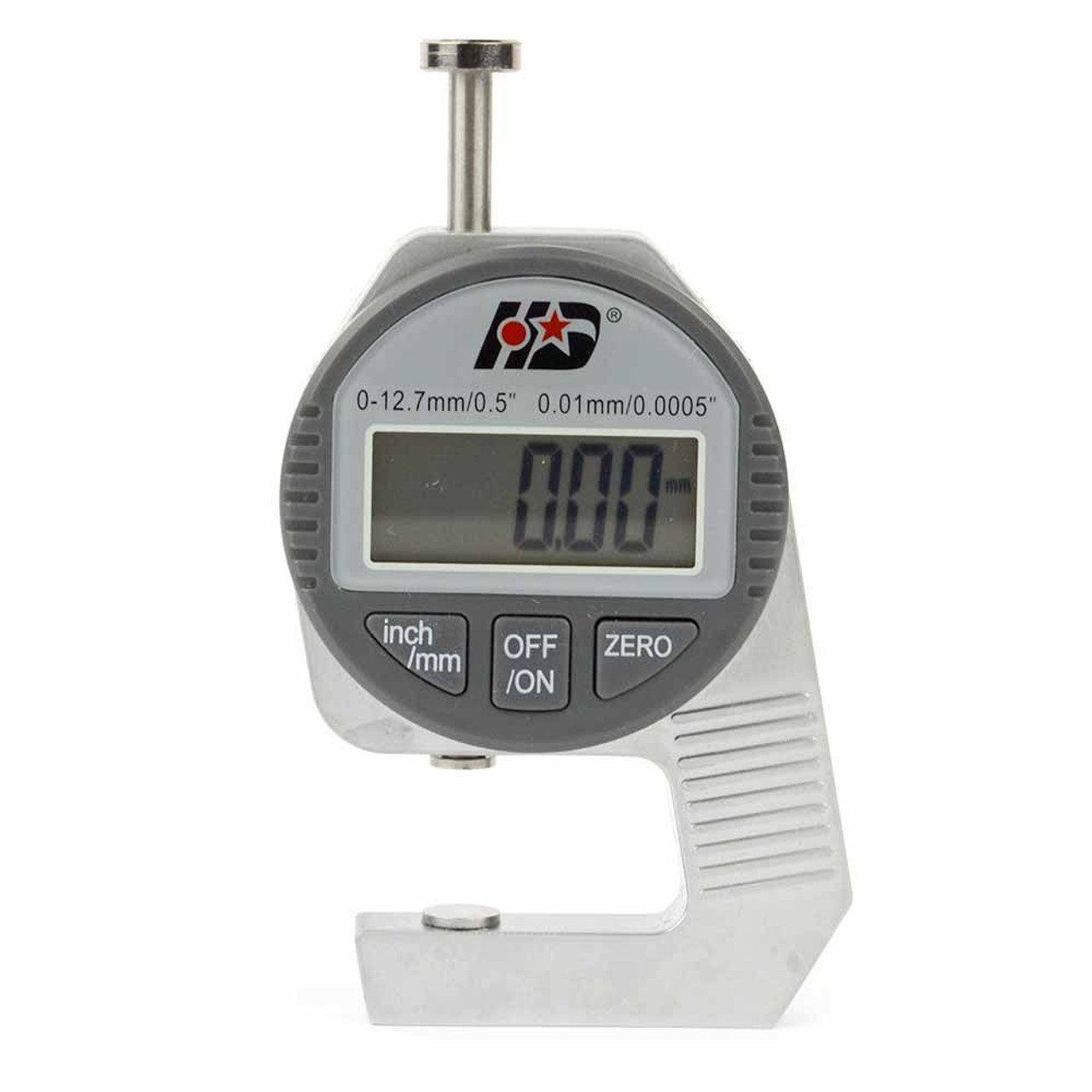 Big Horn Digital Thickness Gauge measures upto 0.51 Inch/12.7mm with a 0.0005 Inch/0.01mm Resolution 19205