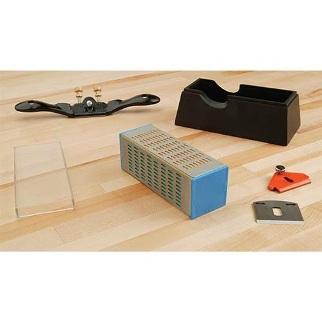 Woodstock International Woodstock SteeleX 4 Sided Diamond Hone with Stand D3657 