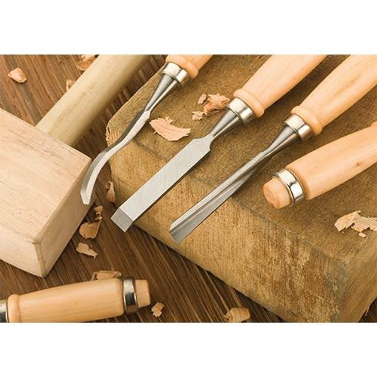 Woodstock International Woodstock SteeleX 12 pc. Carving Chisel Set D2227 