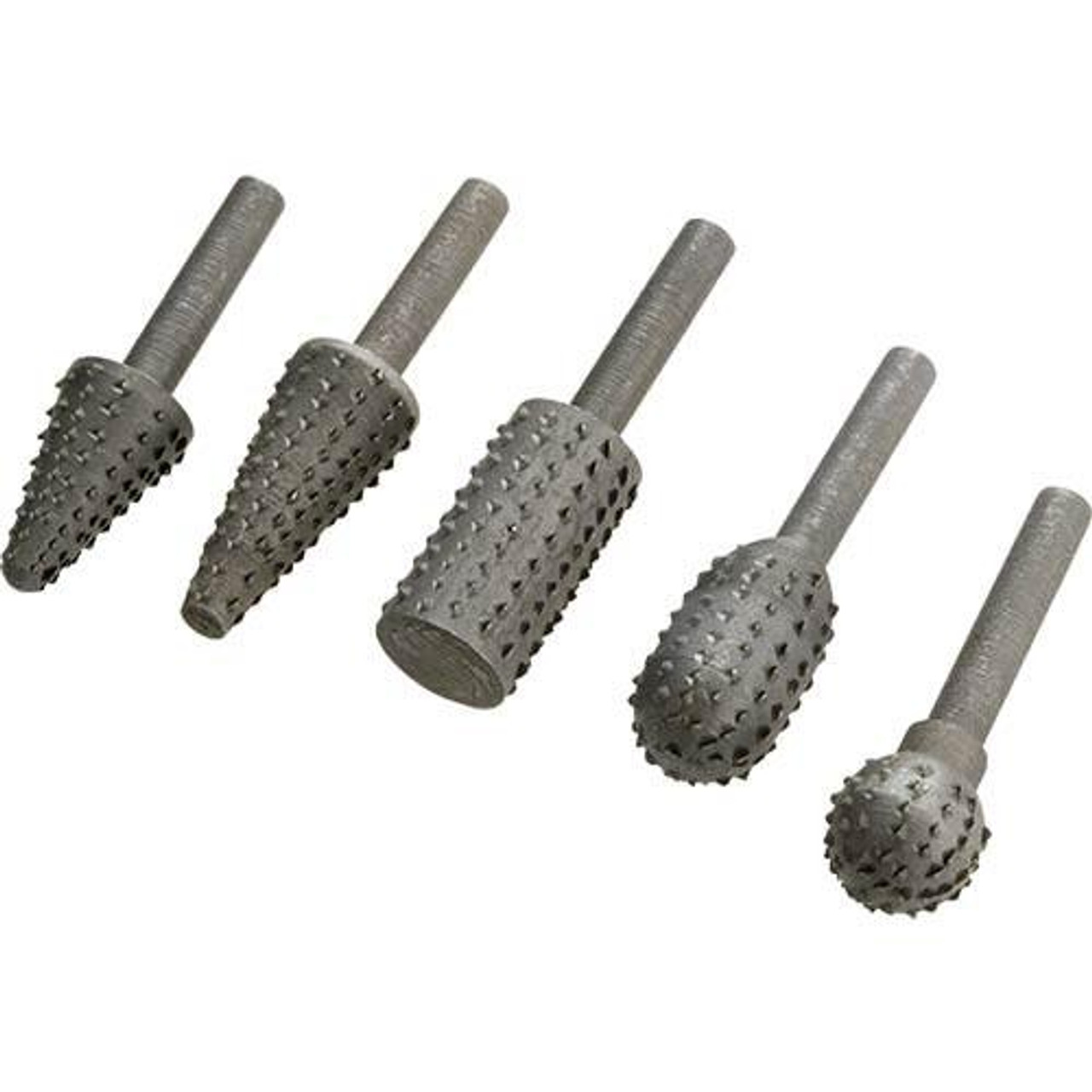 Woodstock International Woodstock SteeleX 5 pc. Rotary Rasp Set D2257 