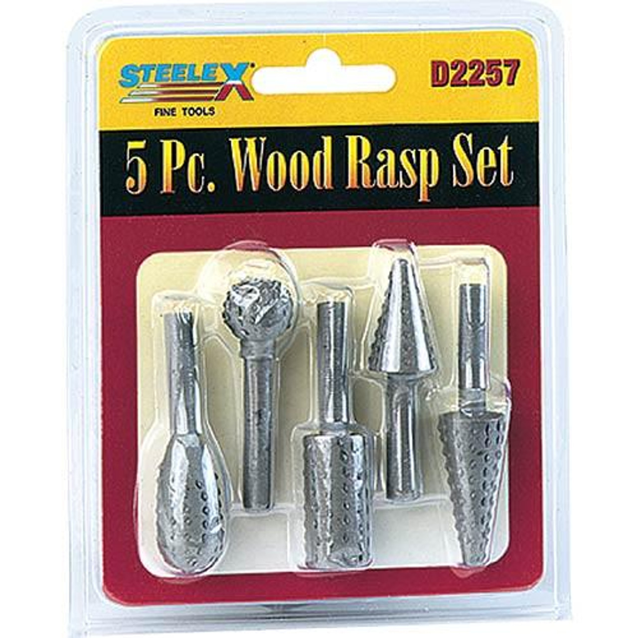 Woodstock International Woodstock SteeleX 5 pc. Rotary Rasp Set D2257 