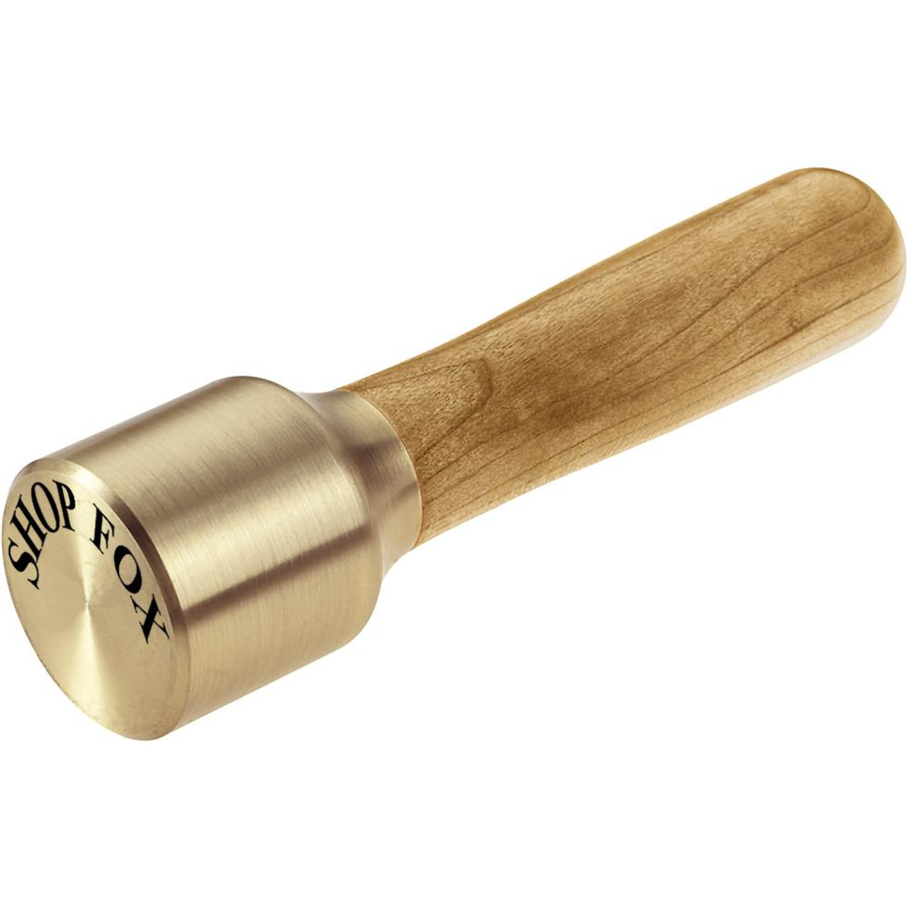 Woodstock Shop Fox 8 oz. Brass Head Mallet D2809