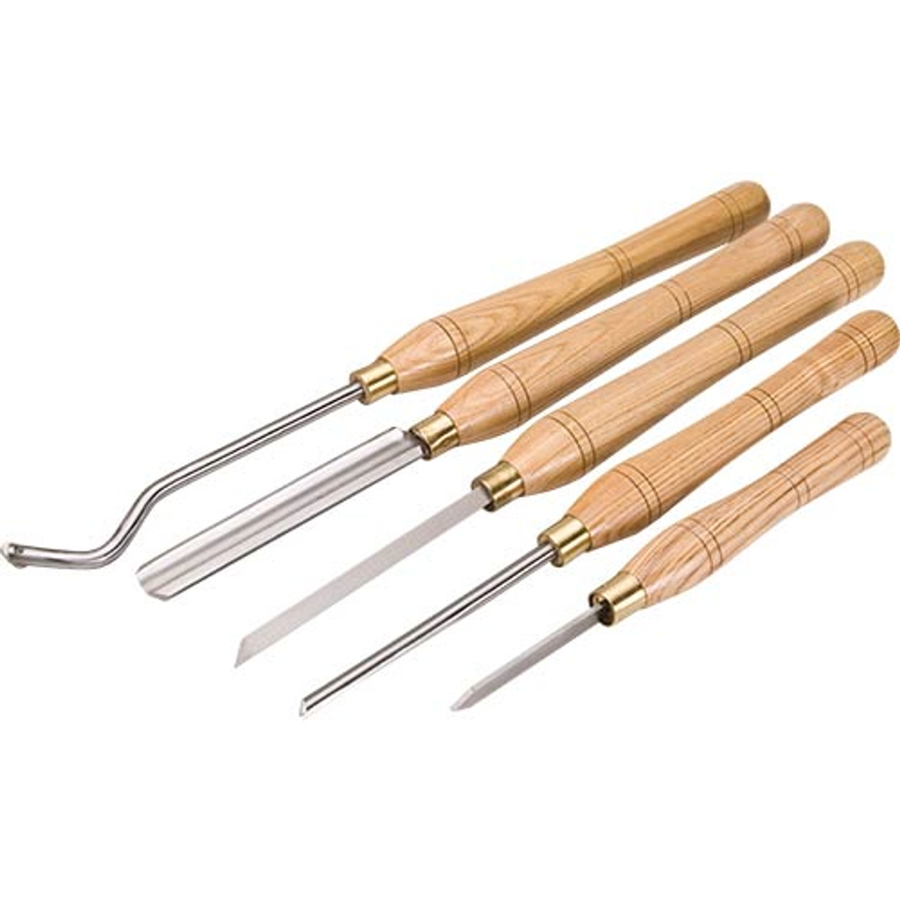 Woodstock Shop Fox 5 pc. HSS Lathe Chisel Set D3788