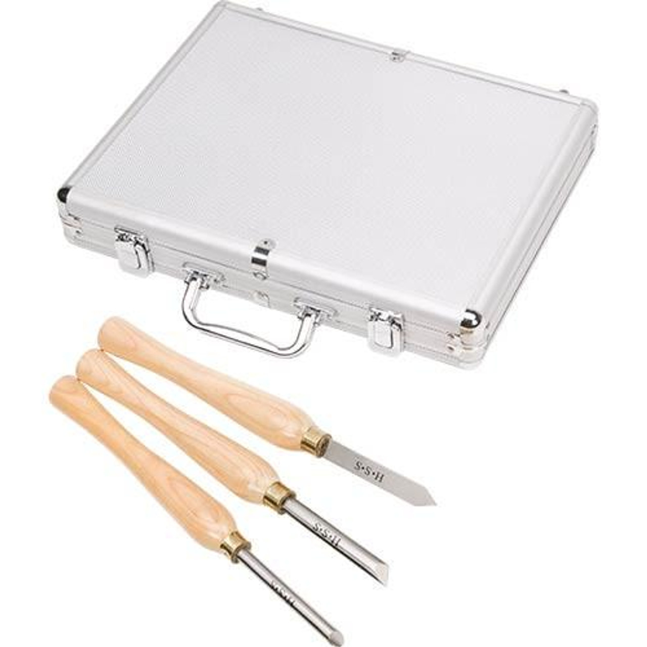 Woodstock International Woodstock Shop Fox 3 pc. HSS Lathe Chisel Set D3782 