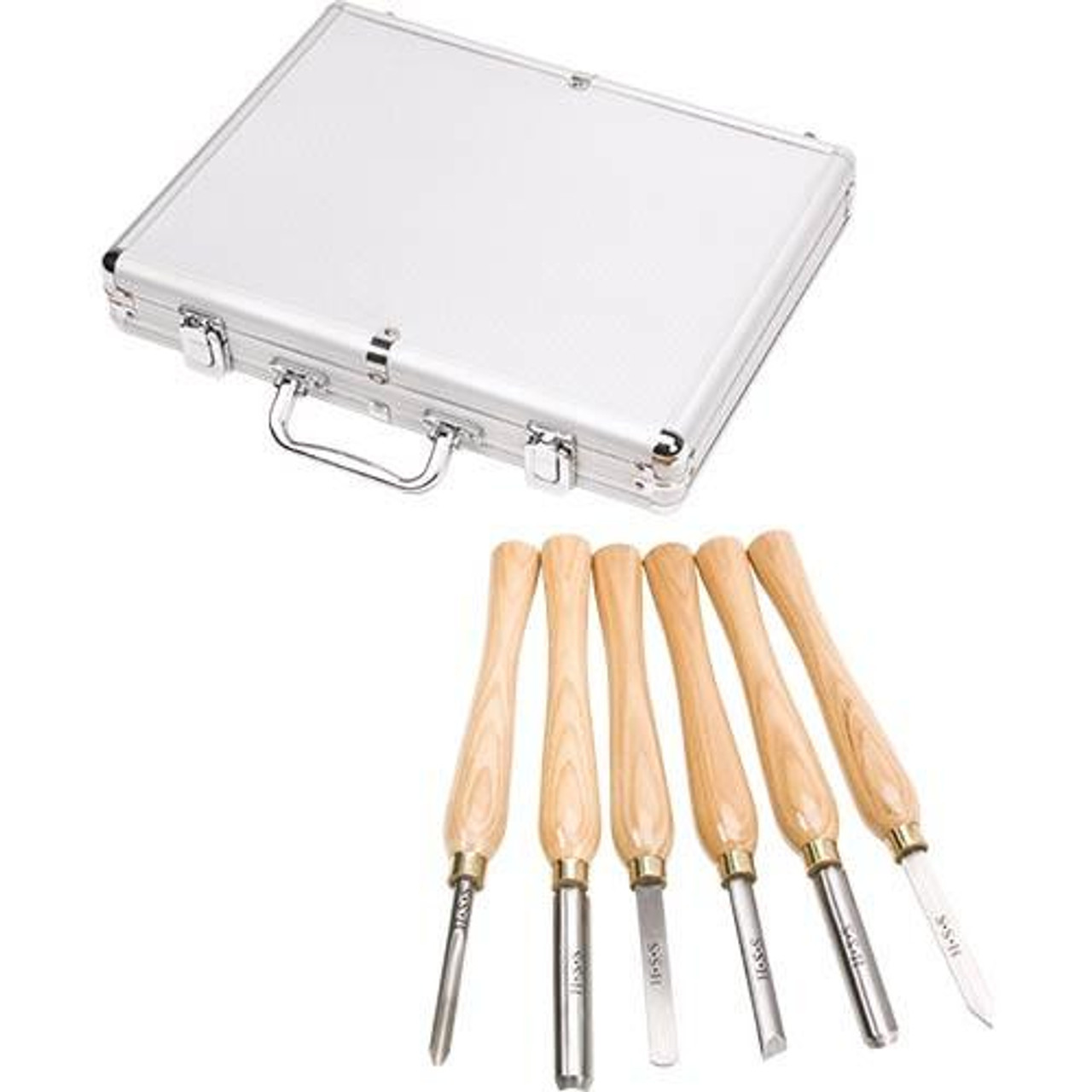 Woodstock International Woodstock Shop Fox 6 pc. HSS Lathe Chisel Set D3783 