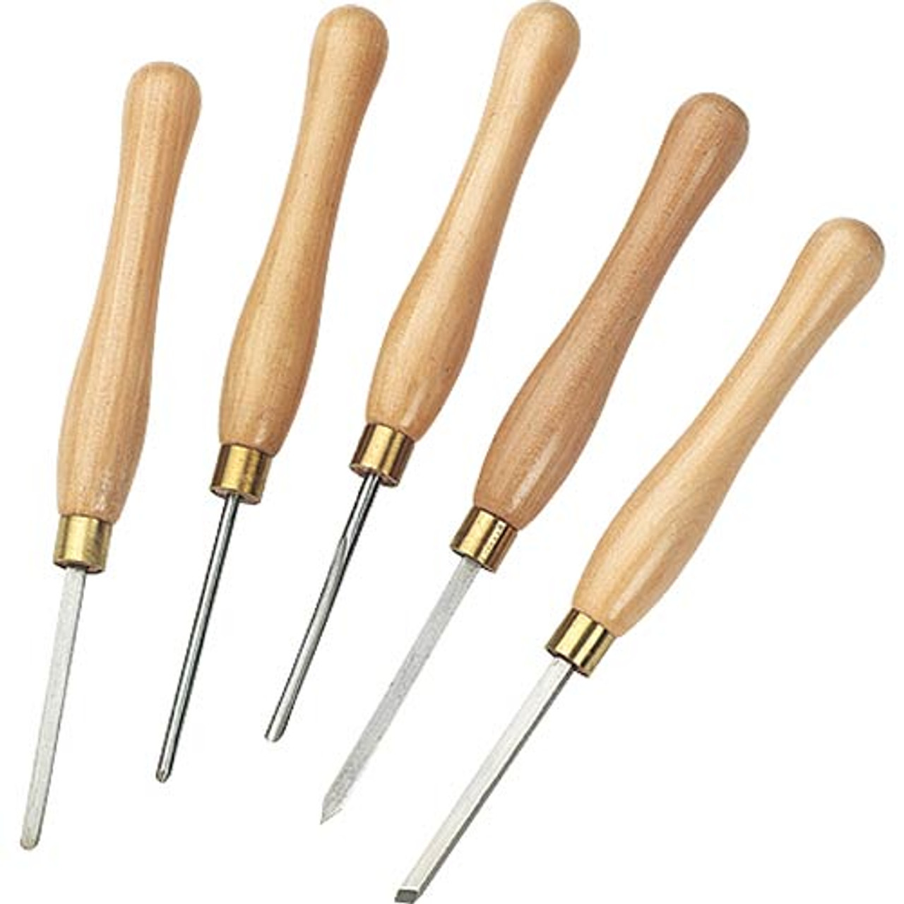 Woodstock SteeleX 5 pc. 10-1/2" Turning Chisel Set D2250