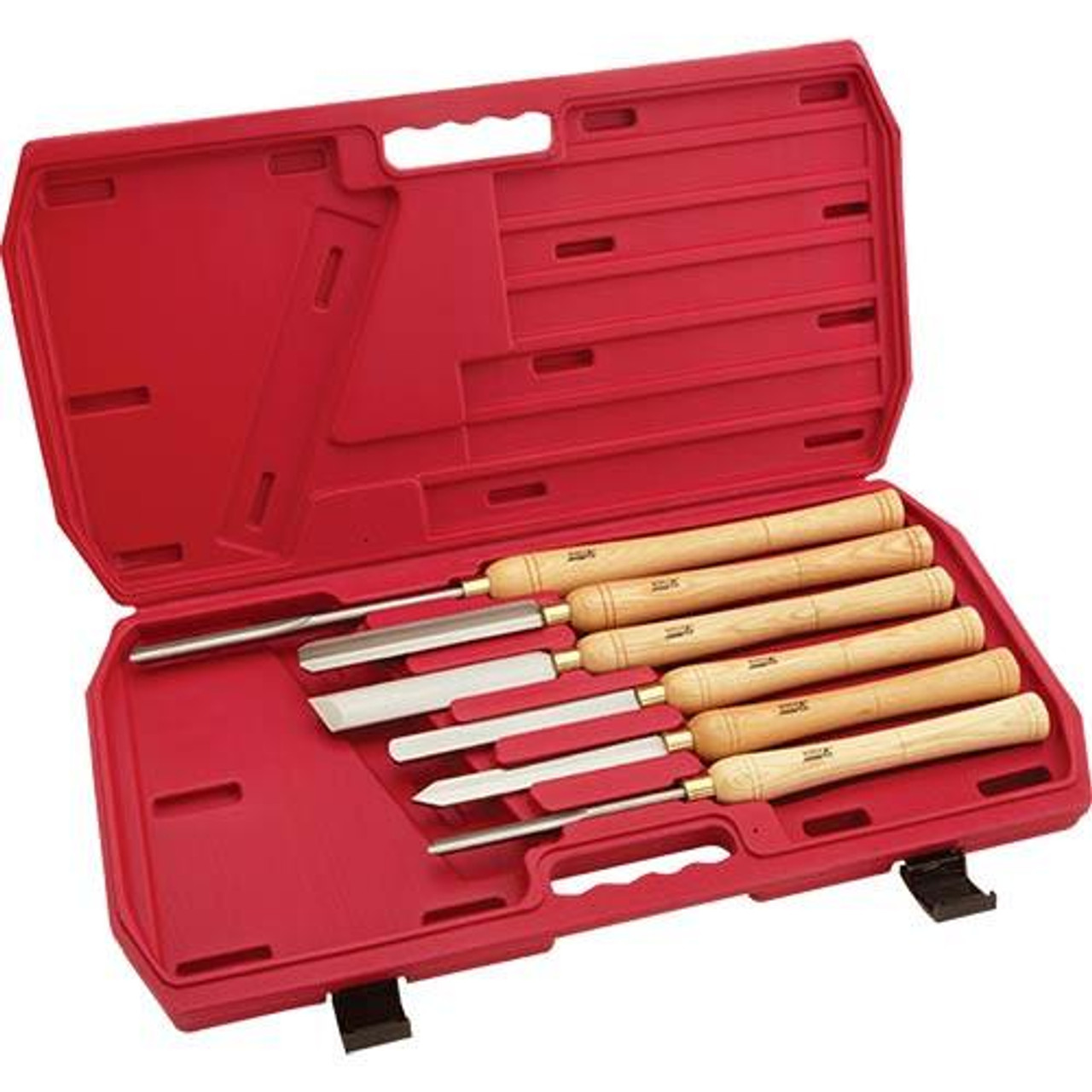 Woodstock International Woodstock SteeleX 6 Pc. Deluxe HSS Lathe Chisel Set D2304 
