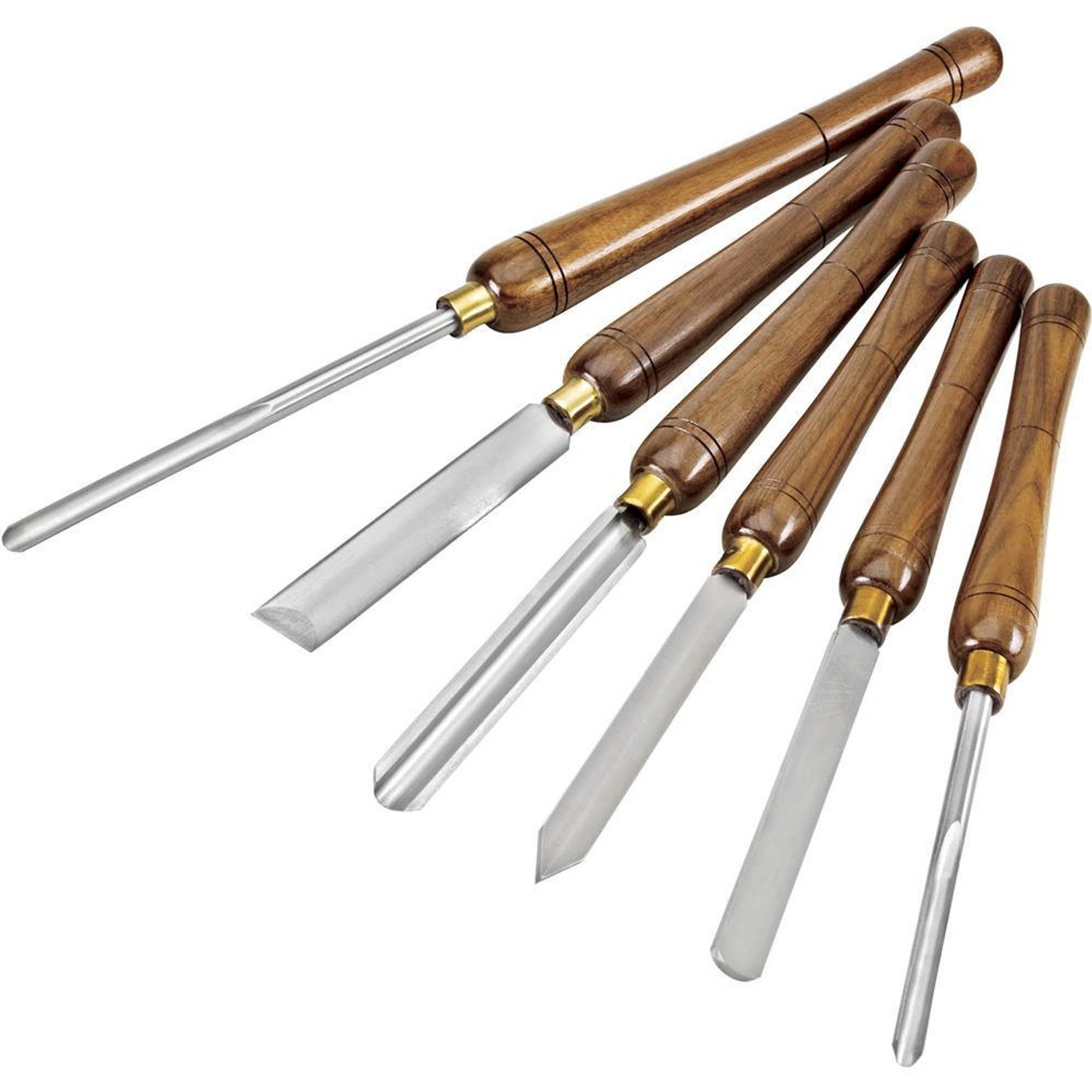 Woodstock International Woodstock Shop Fox 6 pc. Deluxe HSS Lathe Chisel D3789 