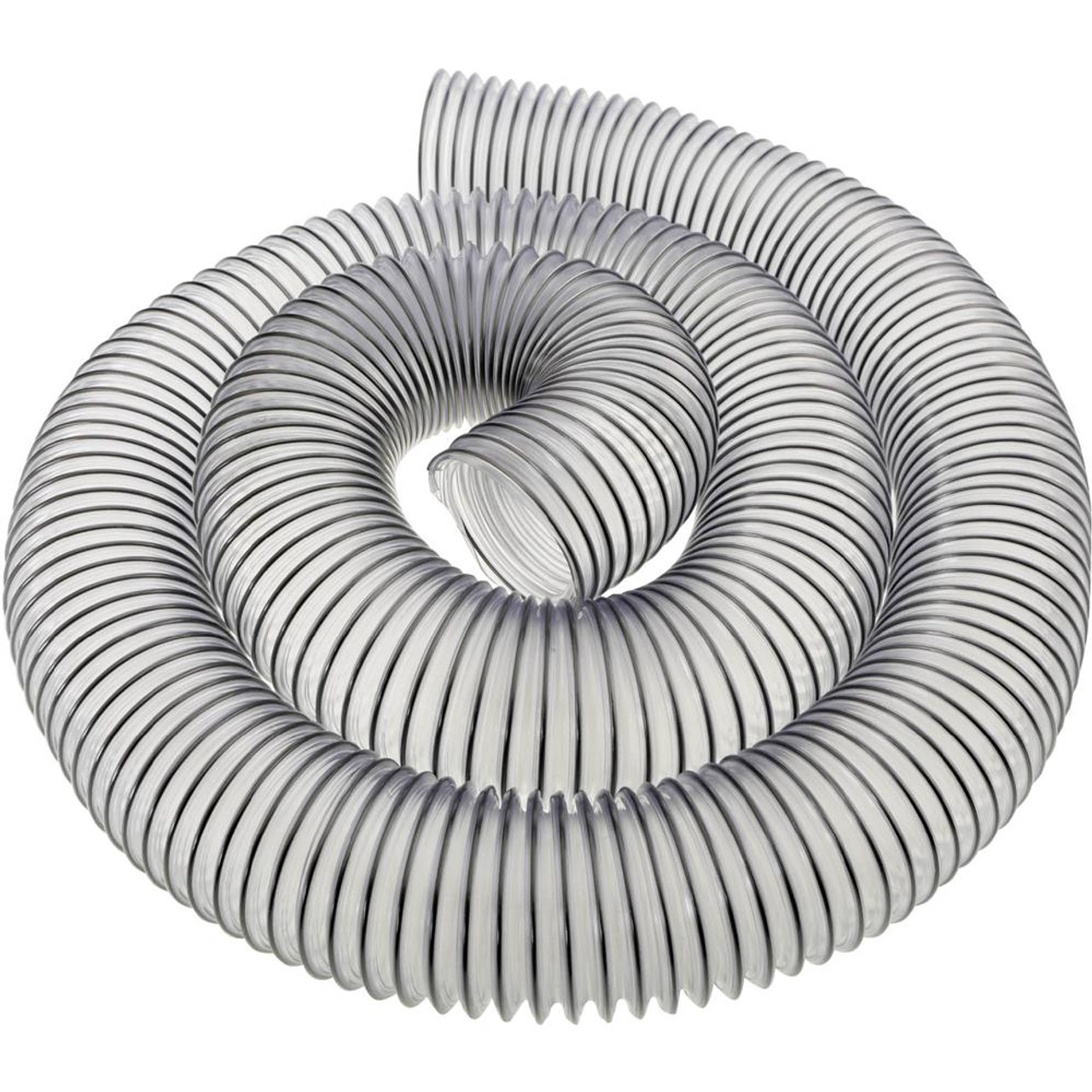 Woodstock Shop Fox 2-1/2" x 10' Clear Wire Reinforced Hose D4555