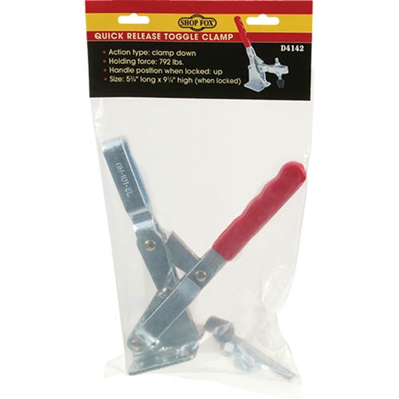 Woodstock Shop Fox 5-3/4" x 9" Clamp Down Quick Release Toggle Clamp D4142
