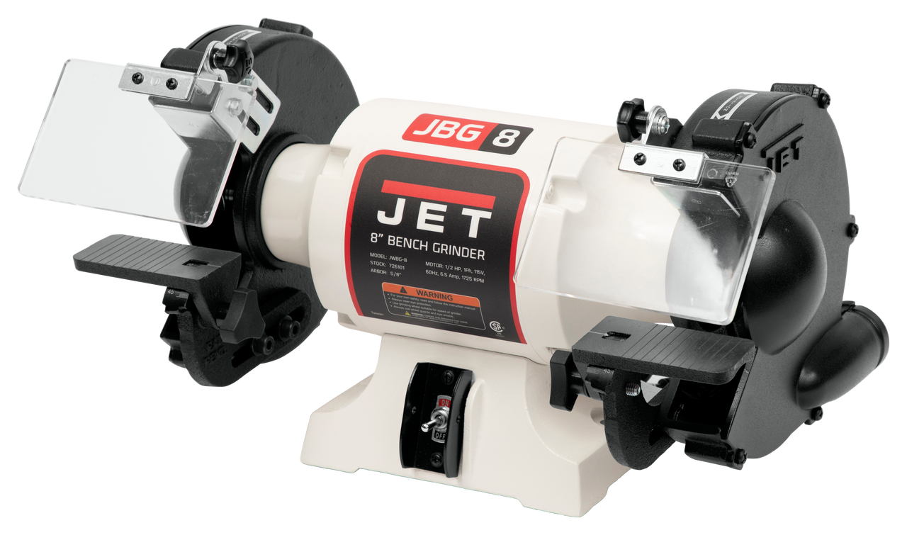 Jet JWBG-8NW 8"WW Bench Grinder without Wheels 726101