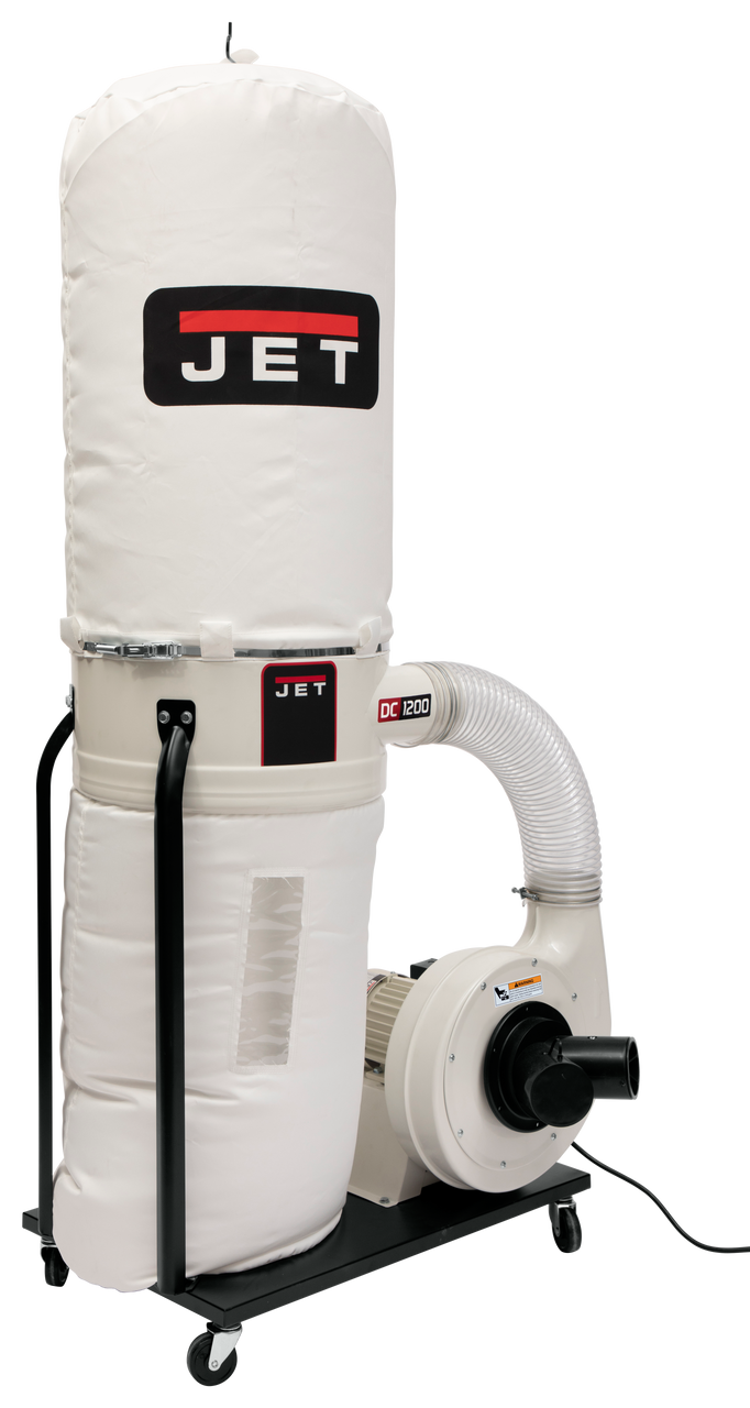 Jet DC-1200VX-BK1 Dust Collector, 2HP 1PH 230V, 30-Micron Bag Filter Kit 710701K