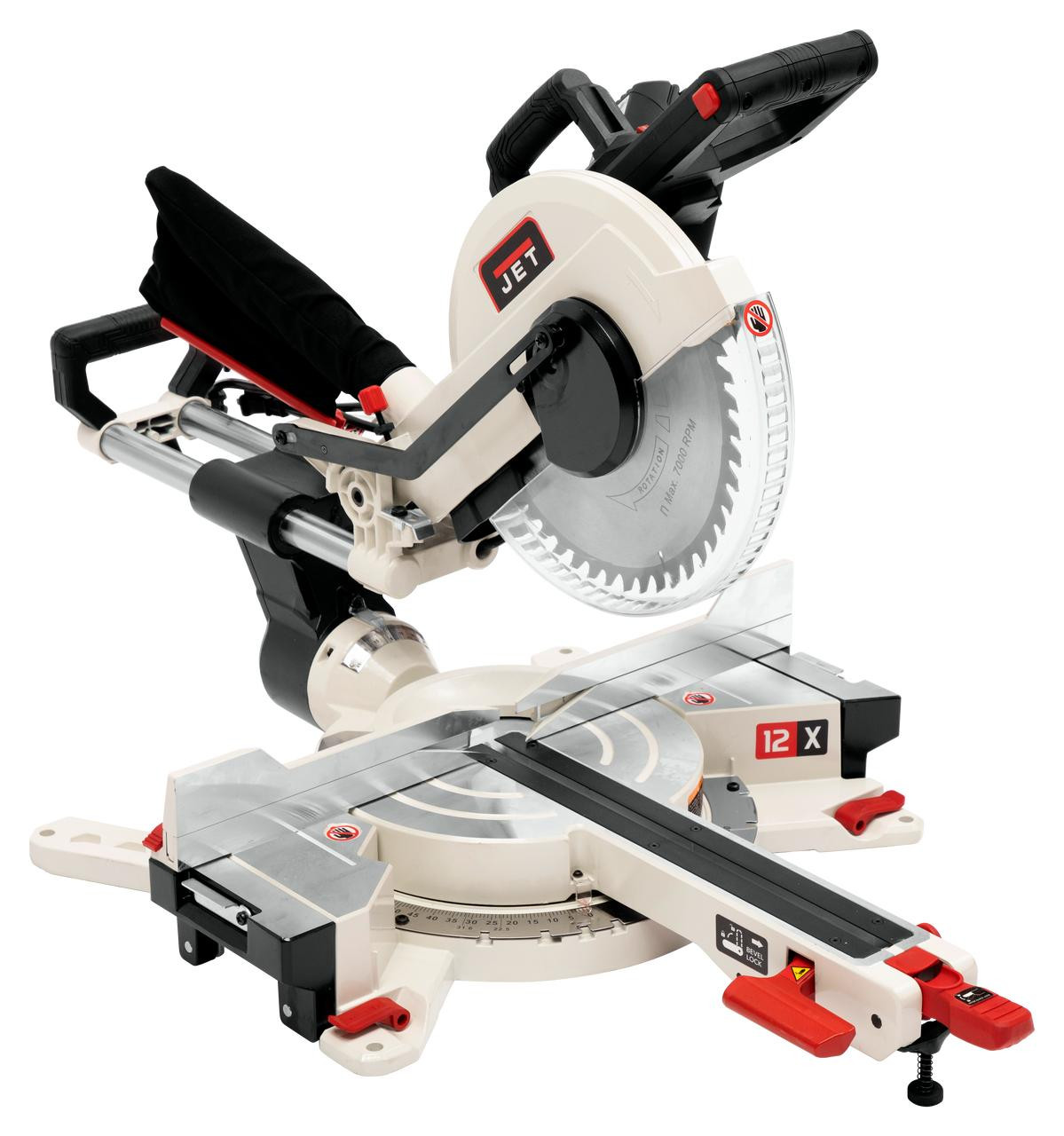 Jet Tools Jet JMS-12X 12" Sliding Dual Bevel Compound Miter Saw JT9-707212 NO SALES TAX SHIPS FREE 