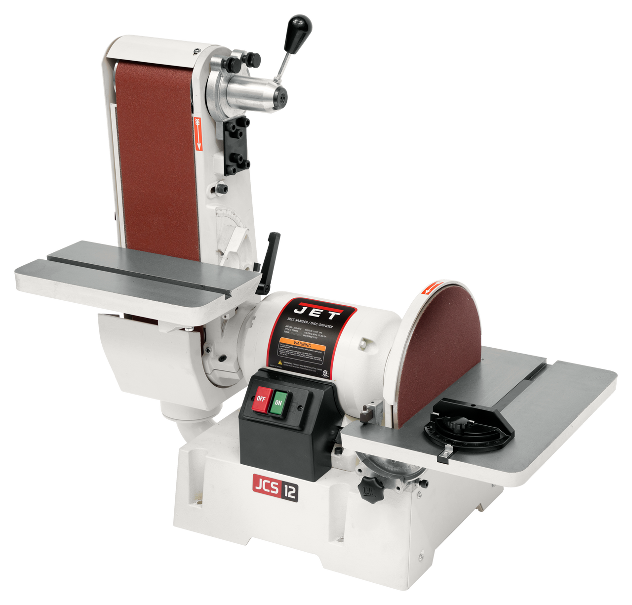 Jet JSG-6DC, 6" x 48" Belt / 12" Disc Sander, 1-1/2HP, 1Ph 115/230V 708599