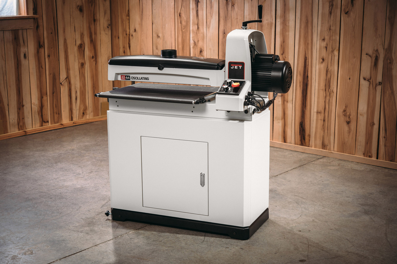 Jet JWDS-2244OSCK Oscillating Drum Sander With Closed Stand