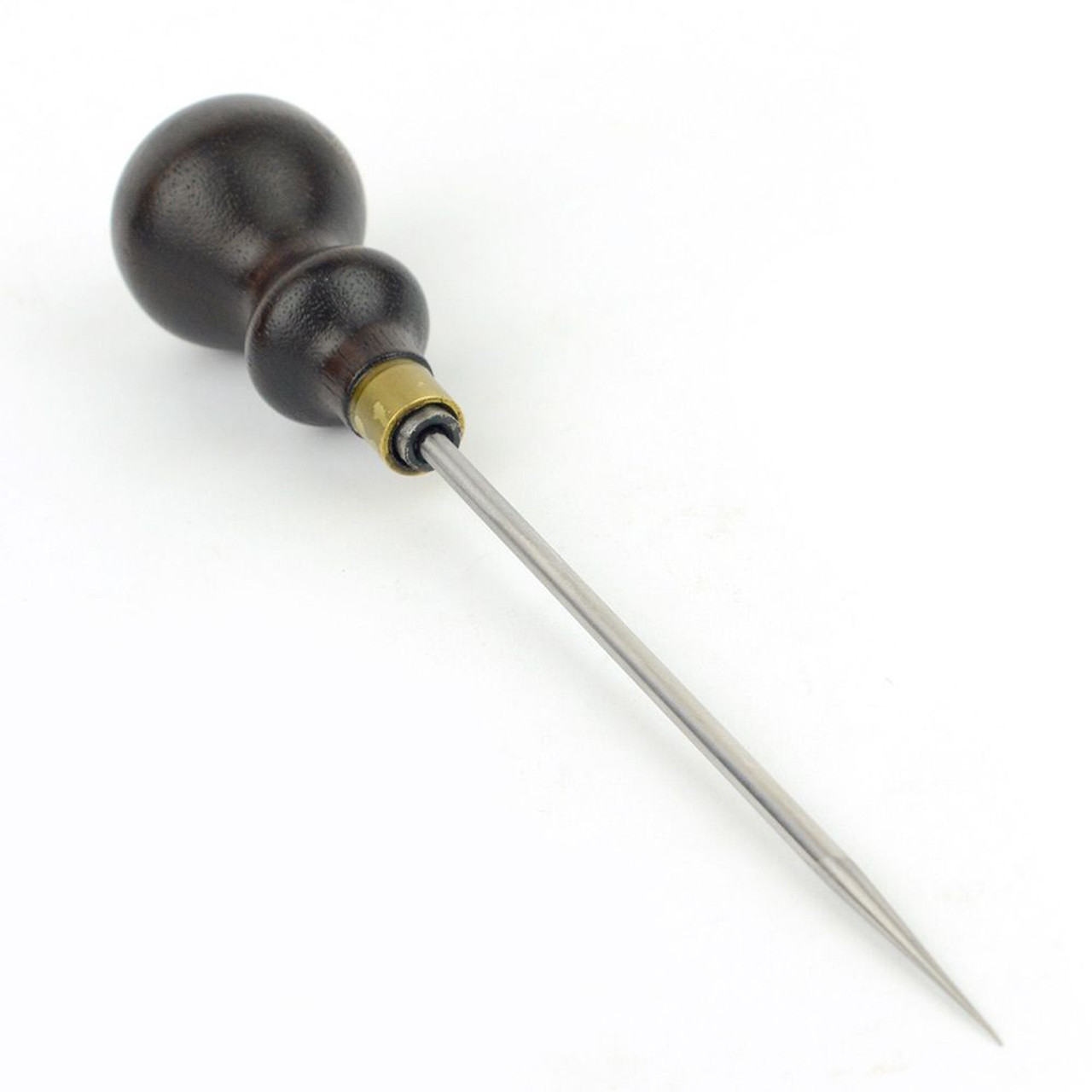 CROWN TOOLS 114R SCRATCH AWL, BENCHWOOD HANDLE 20110