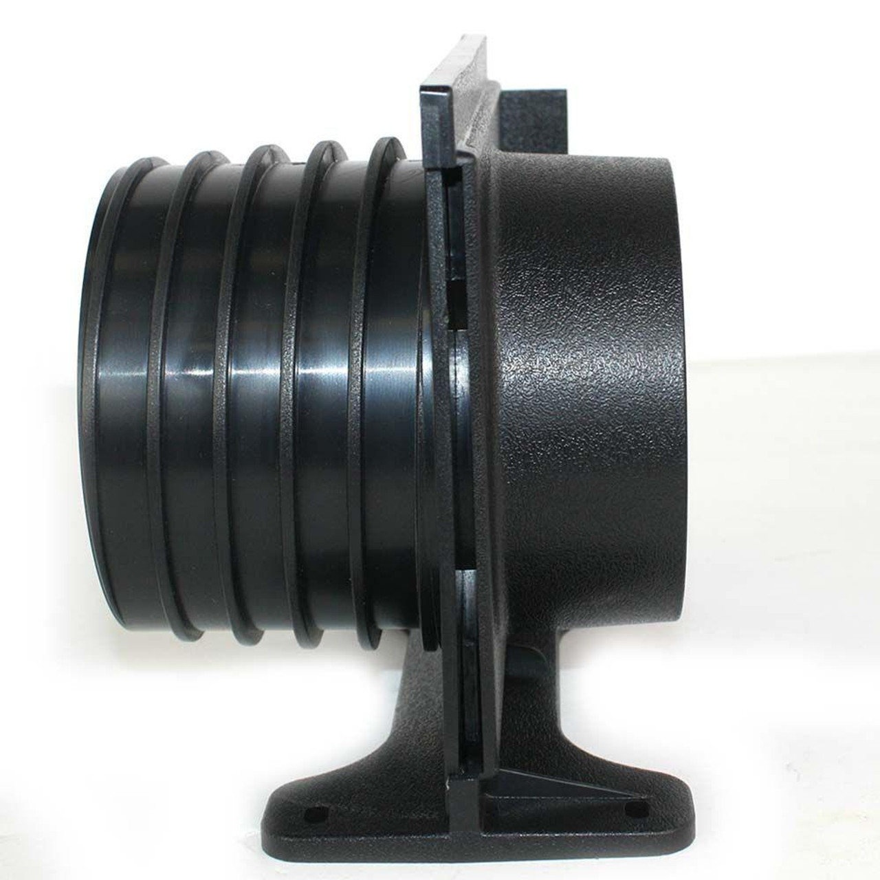 Big Horn Tools Big Horn 4-Inch ABS Plastic Wall Mounted Blast Gate with One Threaded End and One Quick Disconnect End for Dust Collection Systems 11457 