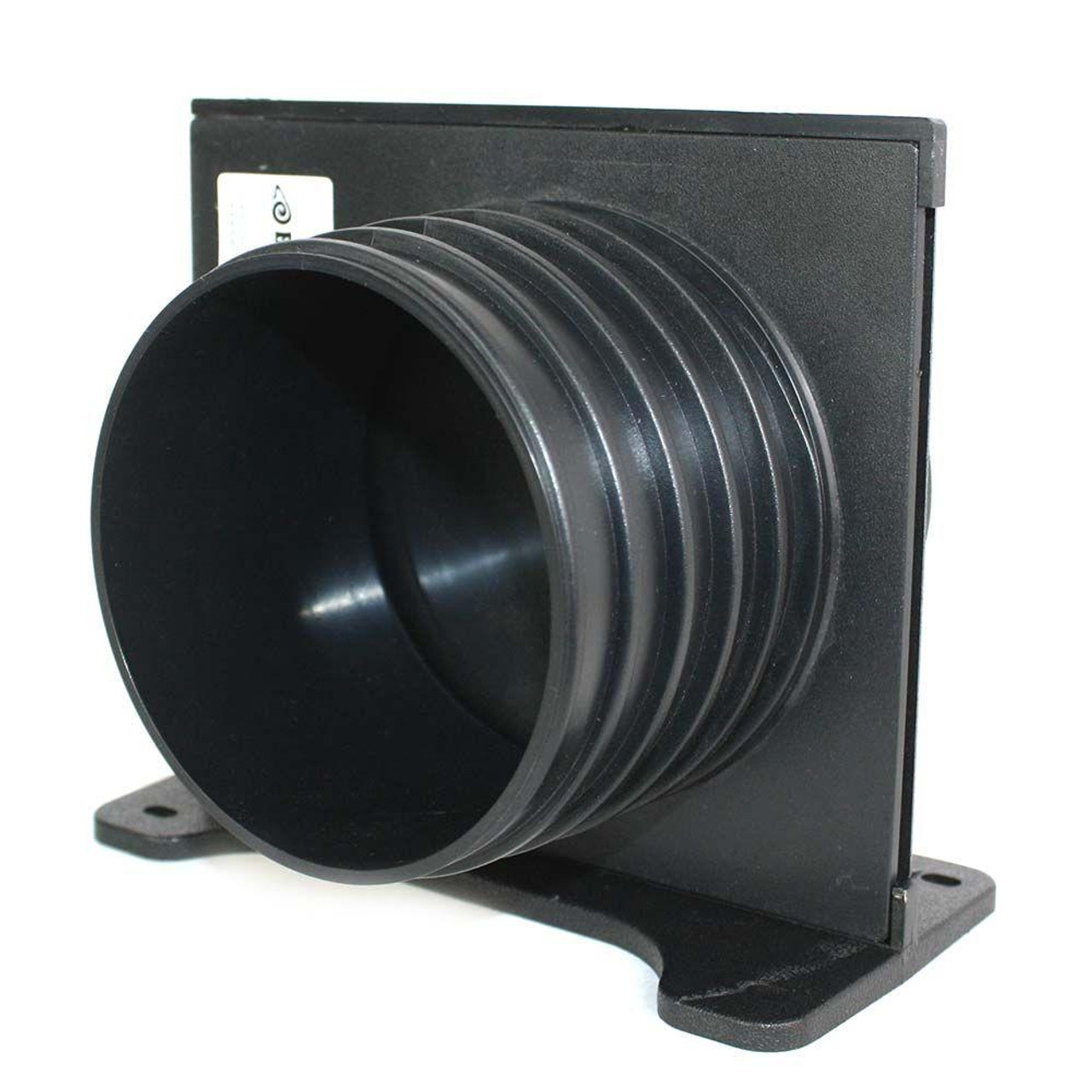 Big Horn Tools Big Horn 4-Inch ABS Plastic Wall Mounted Blast Gate with One Threaded End and One Quick Disconnect End for Dust Collection Systems 11457 