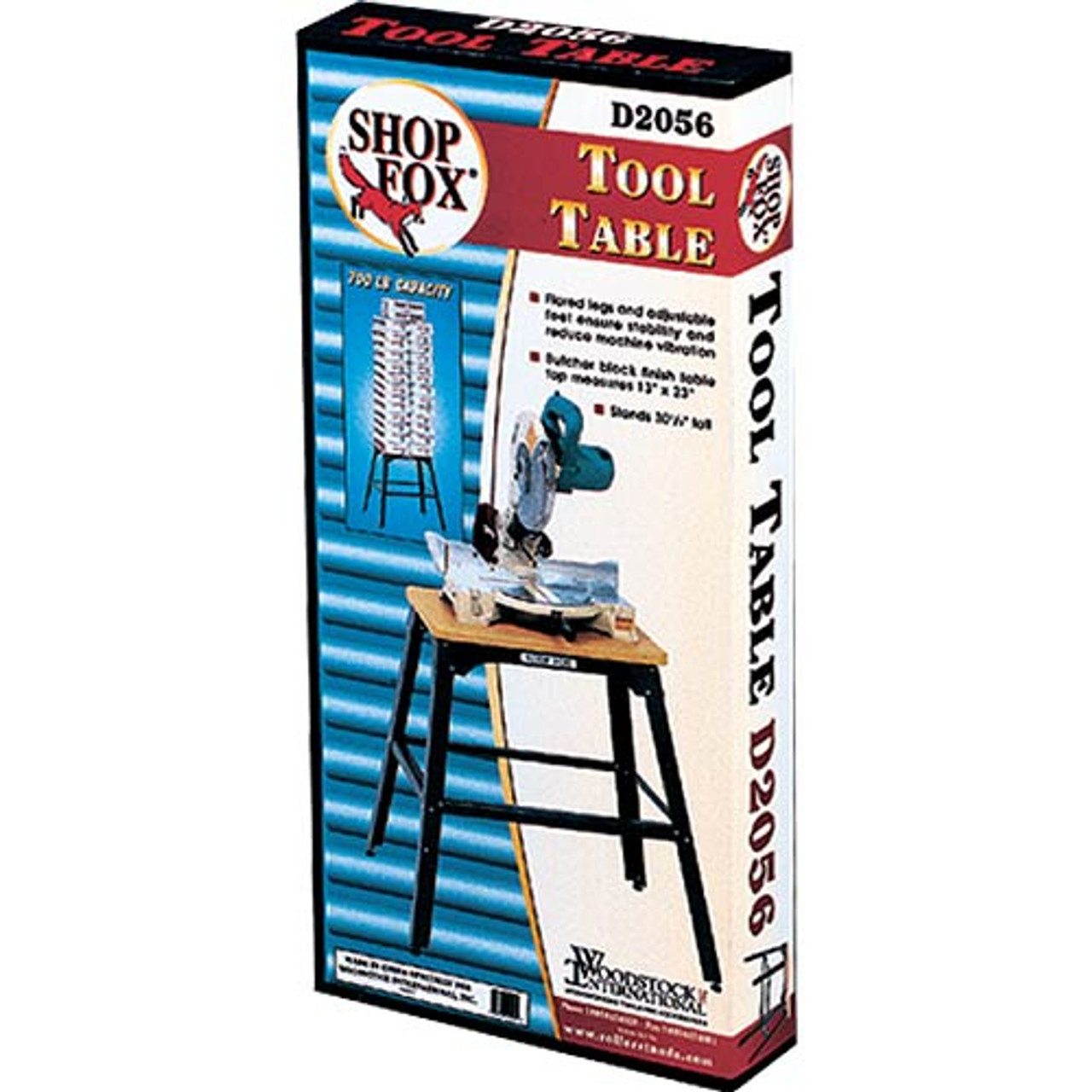 Woodstock Shop Fox Tool Table D2056