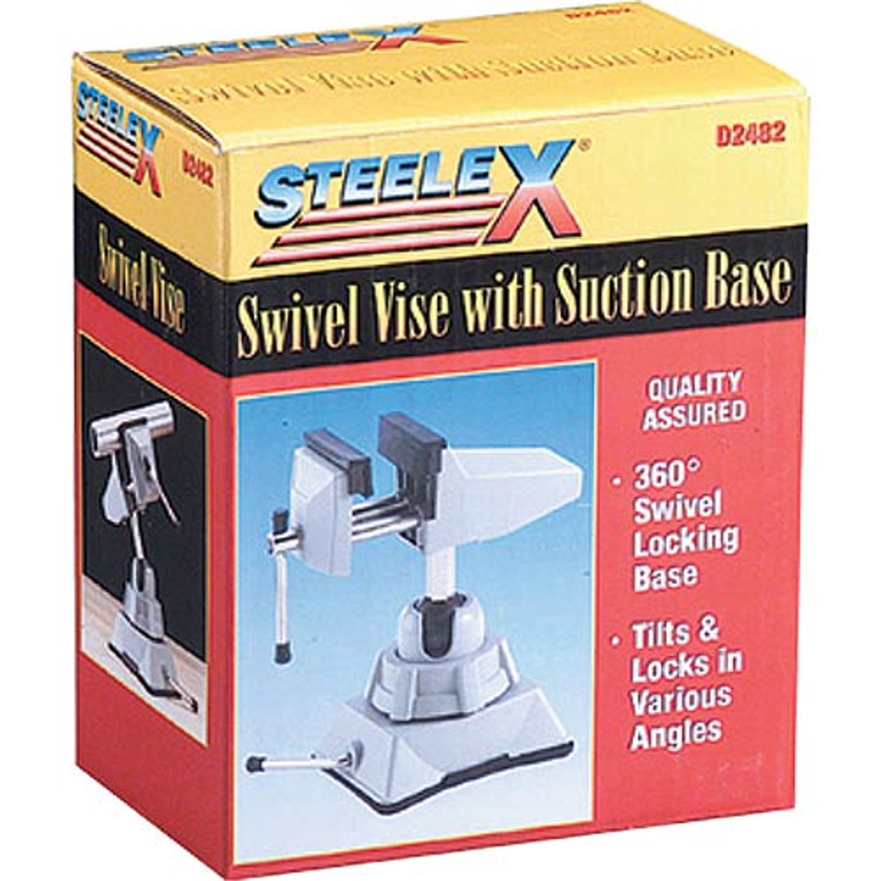 Woodstock Steelex Multi-Positioning Hobby Vise-Suction D2482