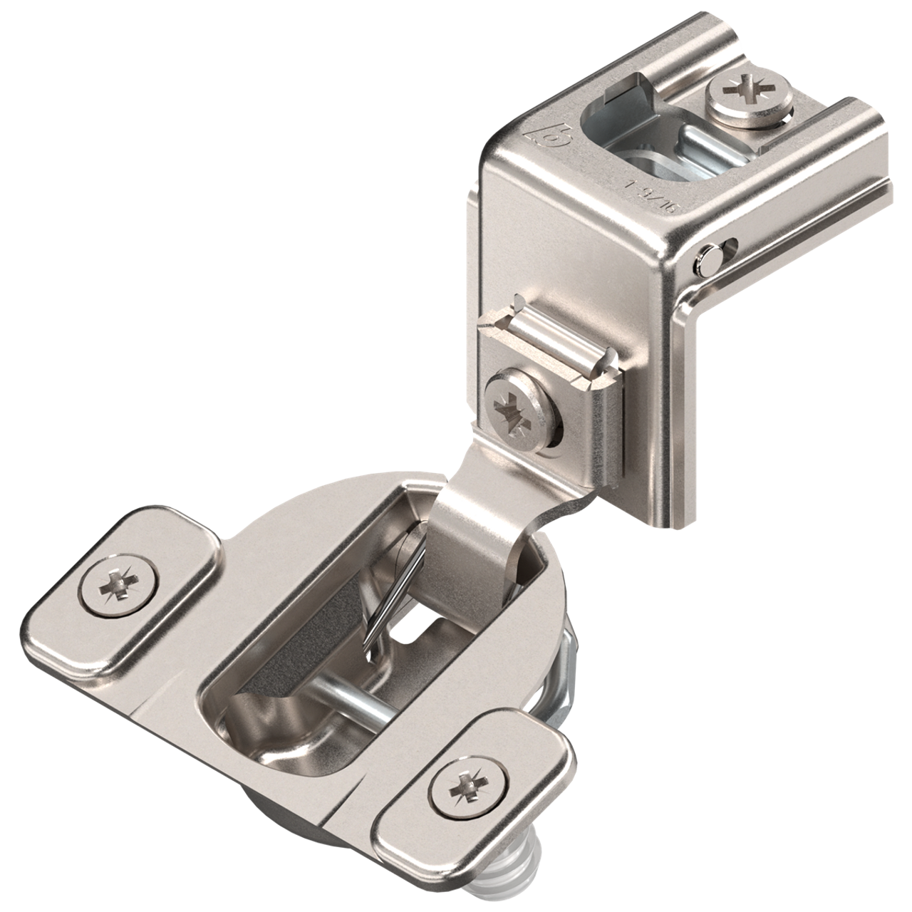 Blum 39C358C.25 Compact 39C 1-9/16 Inch Overlay Hinge Press-In