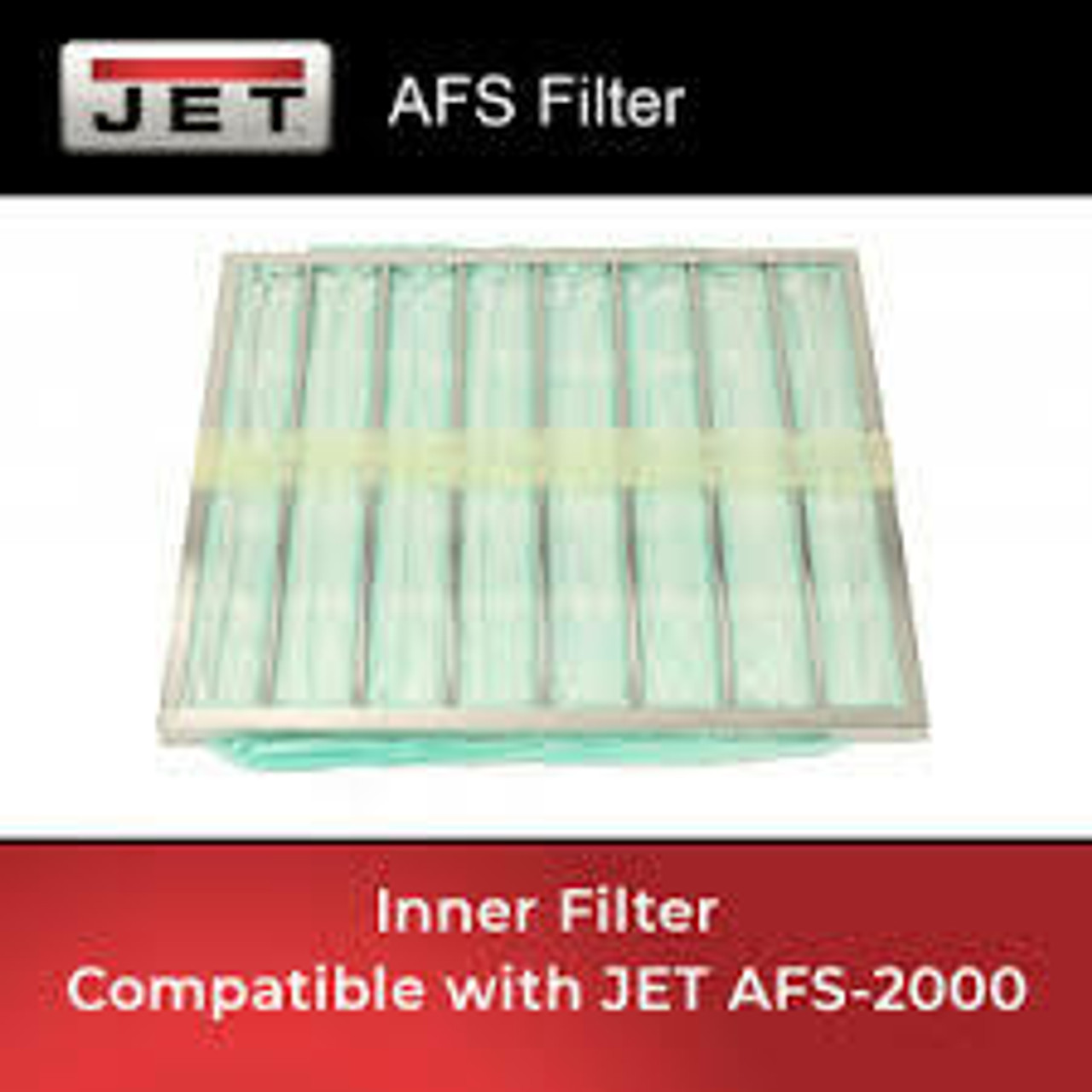 JET â€” Replacement Inner Pocket Filter for AFS-1000B Air Filtration 708733