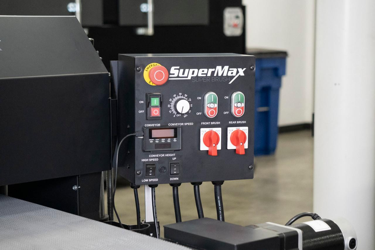 SuperMax SUPERBRUSH 49x2 DOUBLE BRUSH SANDER, 3PH (INCLUDES 2