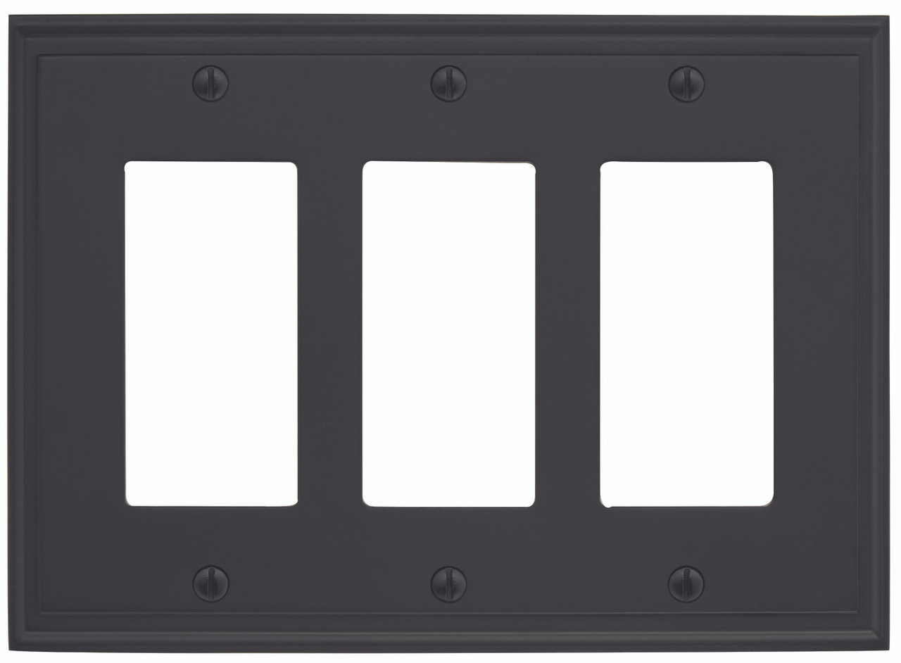 Amerock MULHOLLAND 3 Rocker Wall Plate BP36520