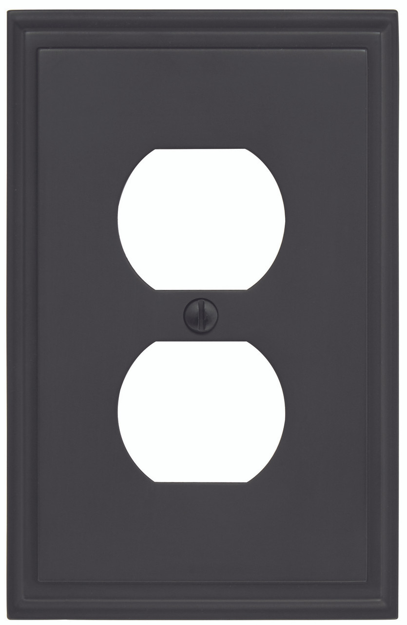 Amerock MULHOLLAND 1 Receptacle Wall Plate BP36522