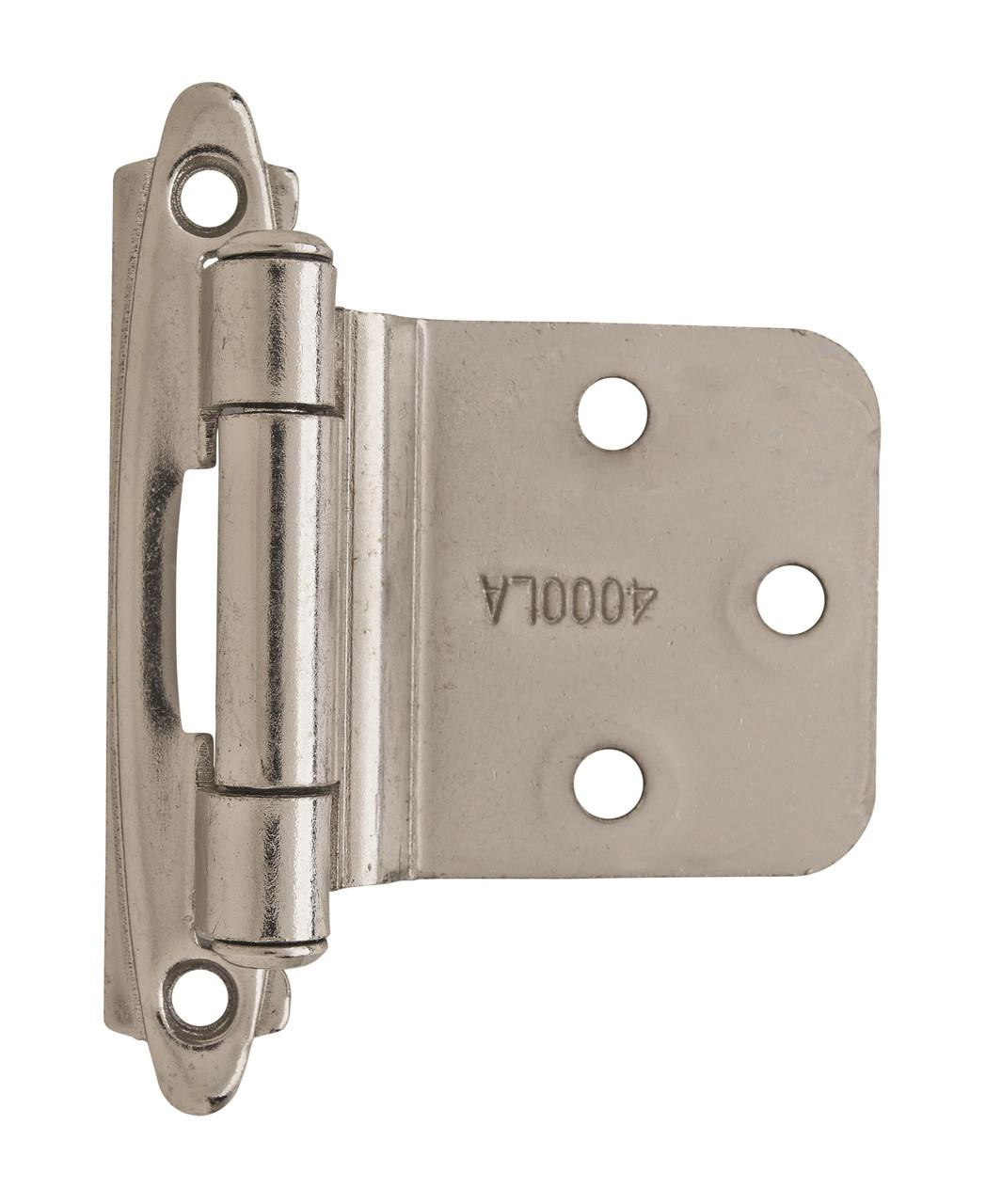  Amerock Variable Overlay Reverse Bevel Hinge FACE MOUNT Self Closing BPR7630 