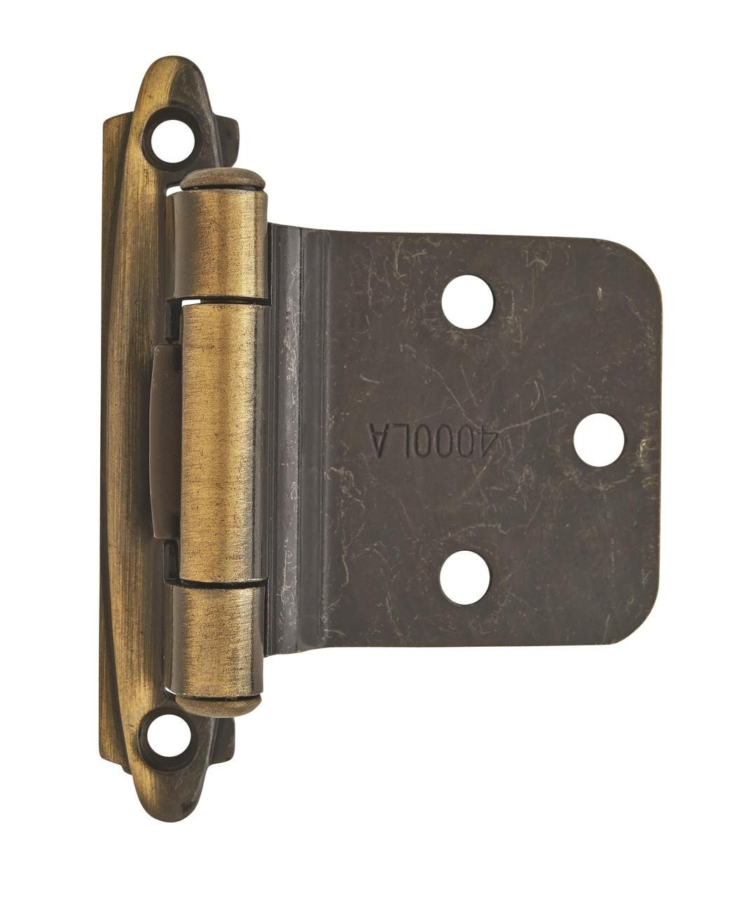  Amerock Variable Overlay Reverse Bevel Hinge FACE MOUNT Self Closing BPR7630 