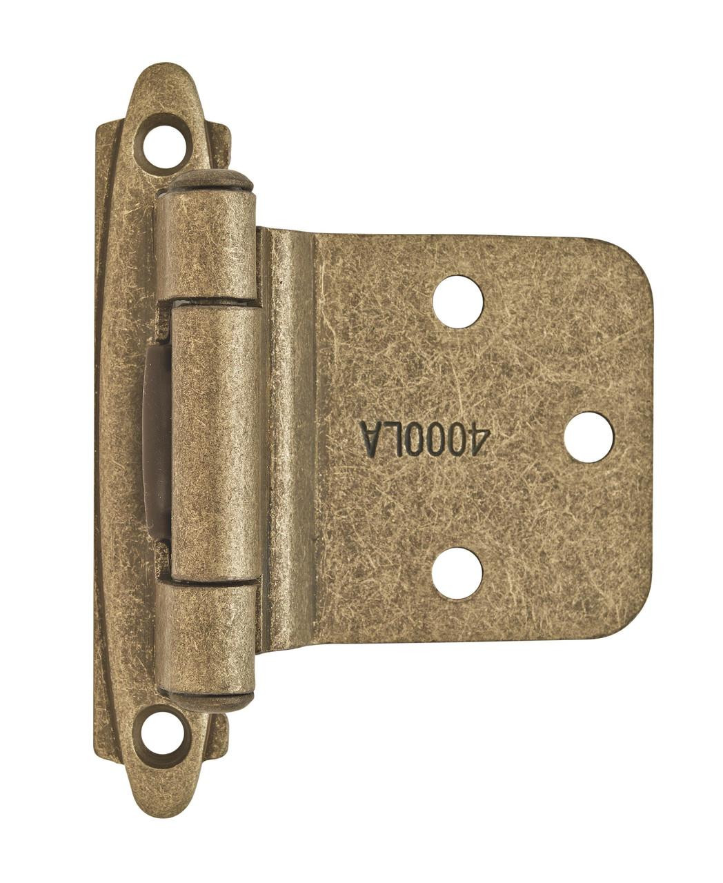  Amerock Variable Overlay Reverse Bevel Hinge FACE MOUNT Self Closing BPR7630 