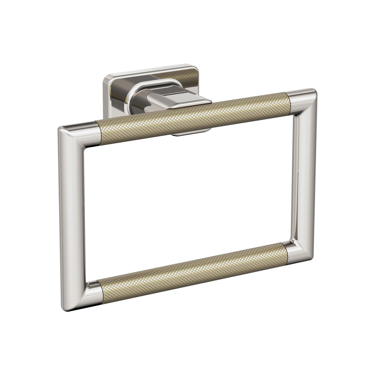 Amerock Esquire Contemporary Towel Ring 5-1/4 in (133 mm) Length BH26612