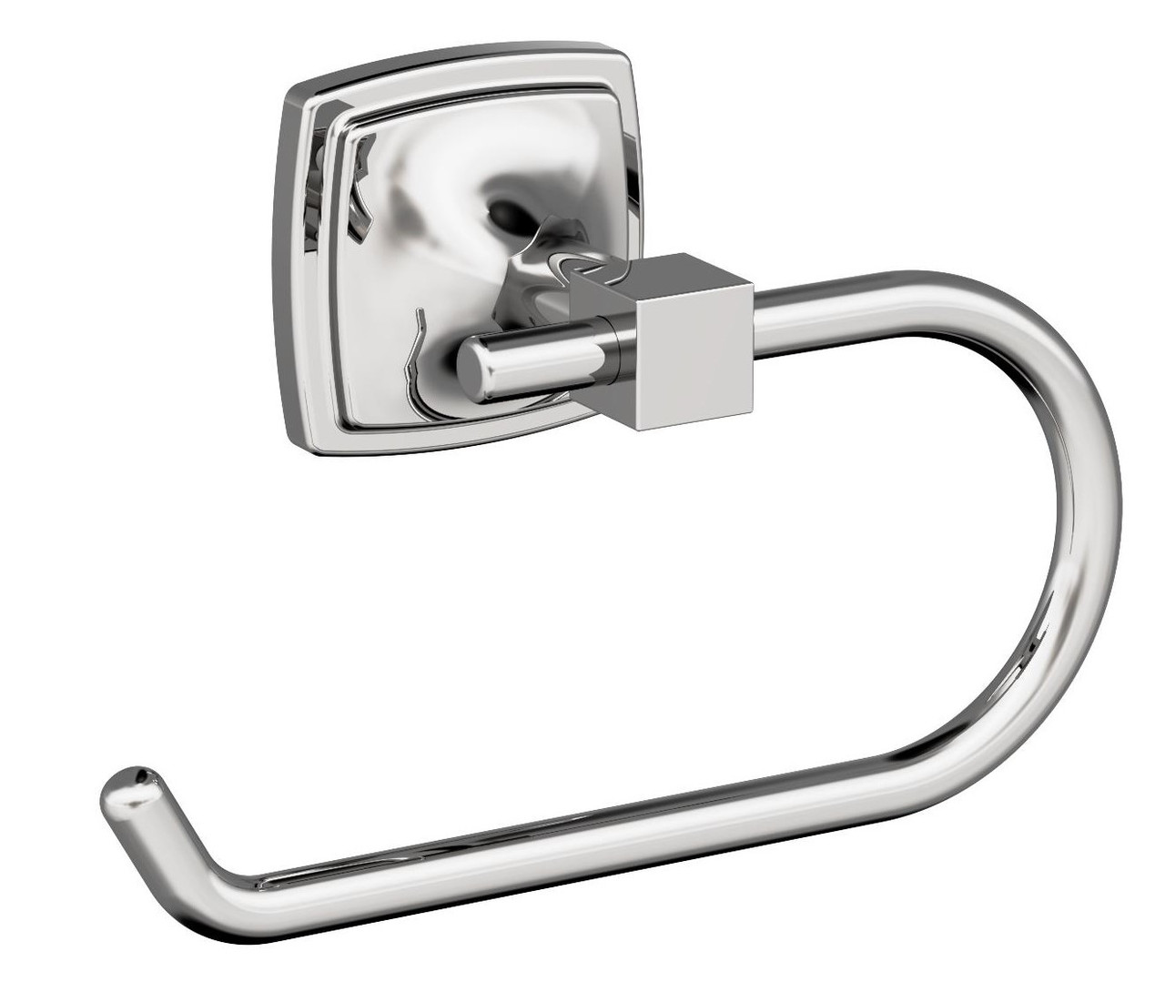 Amerock Stature Transitional Single Post Toilet Paper Holder BH36091